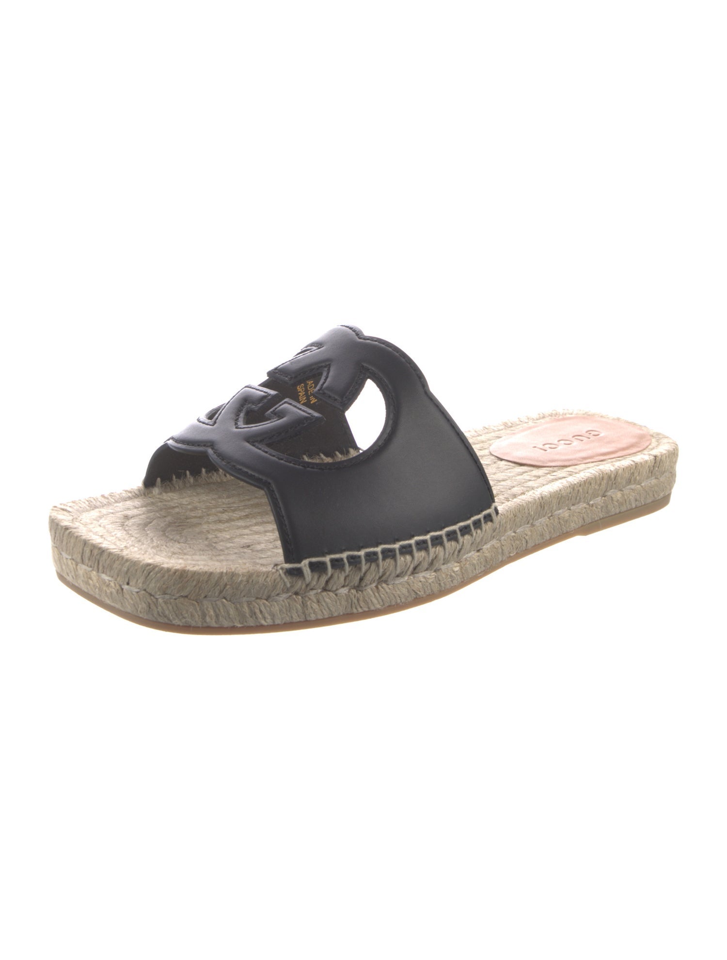 Gucci Leather Colorblock Pattern Espadrilles w/ Tags