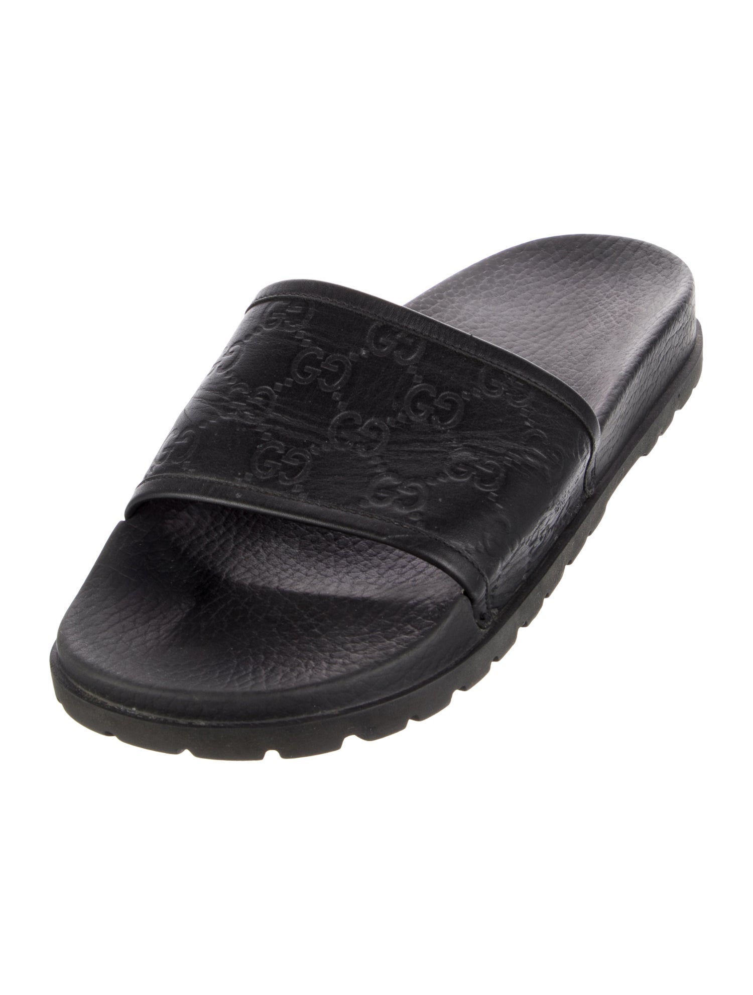 Gucci GG Signature Rubber Slides