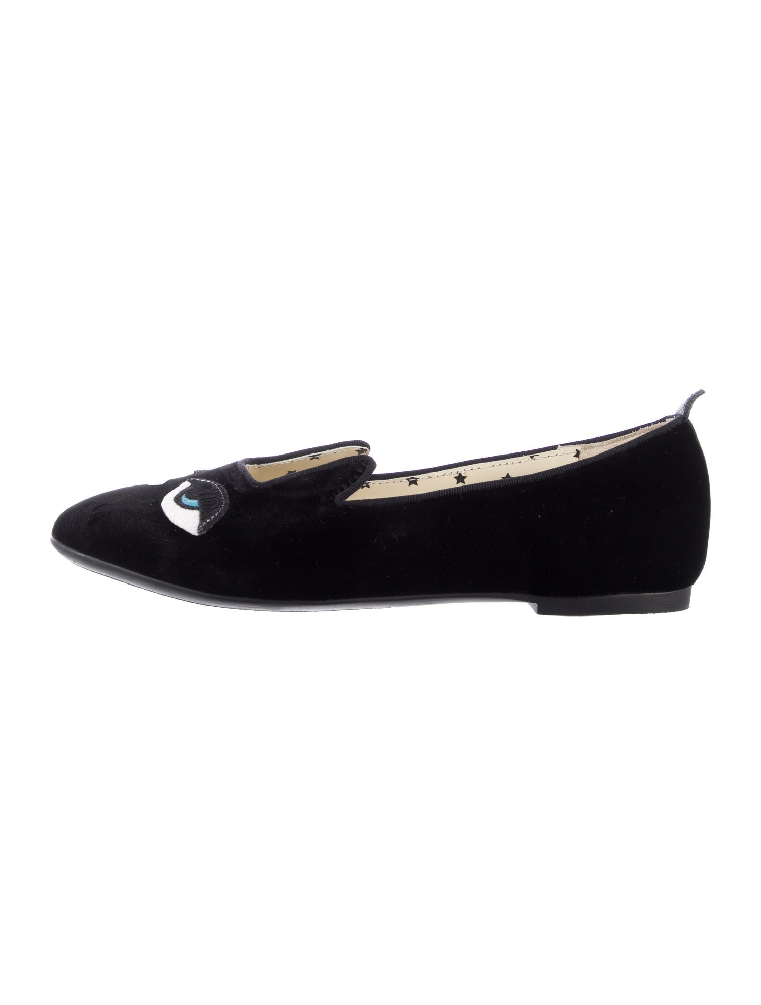 Gucci Velvet Cat Flats