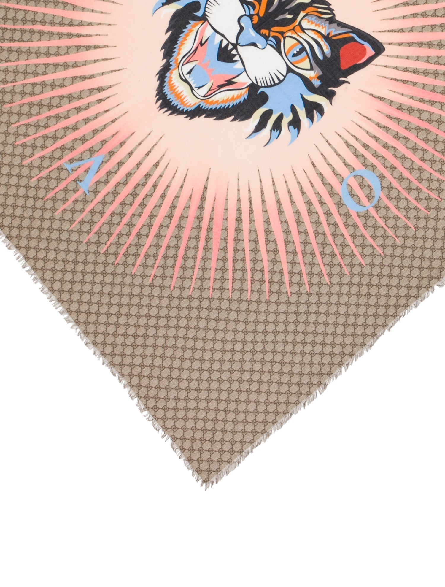 Gucci Silk Printed Scarf w/ Tags