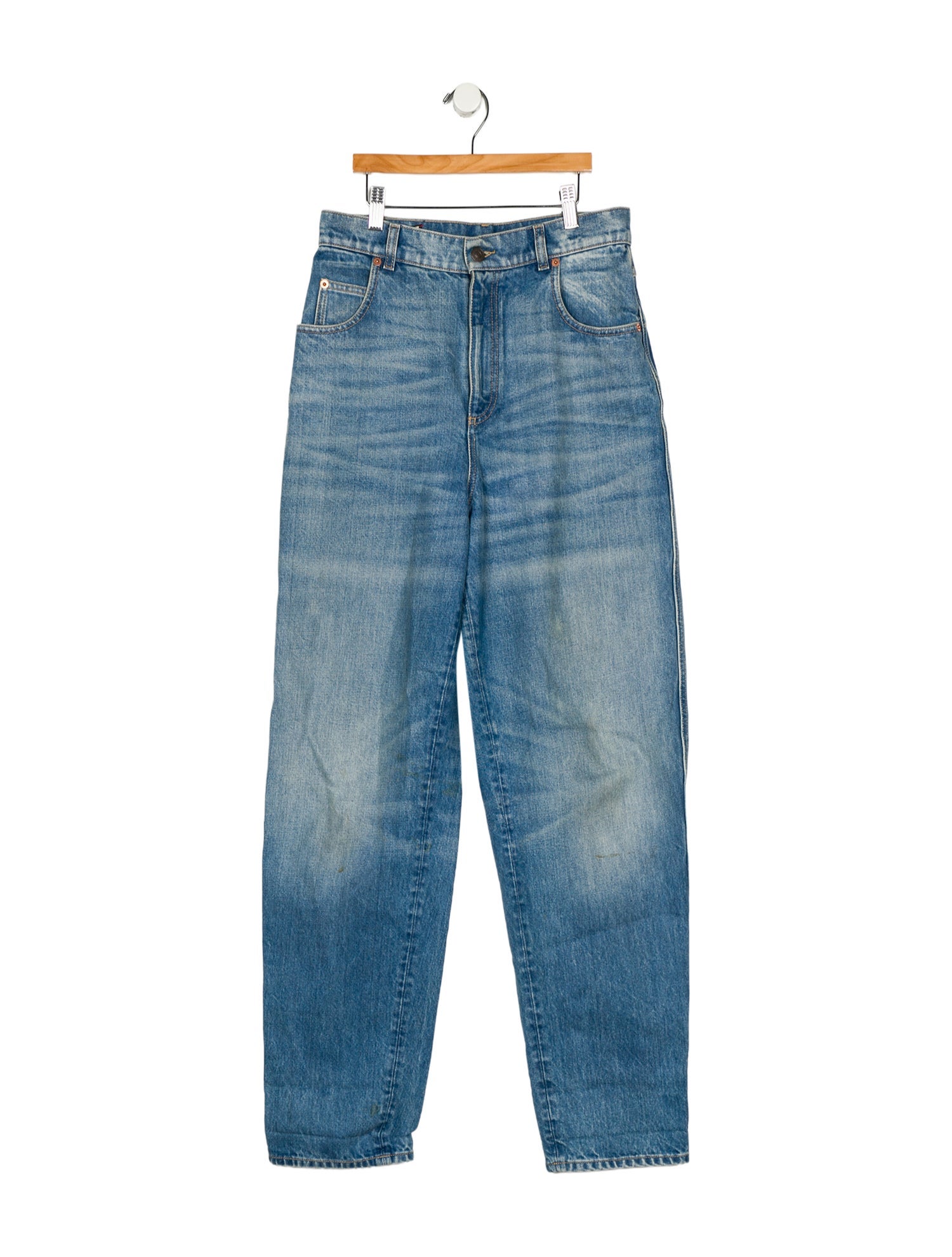Gucci High-Rise Straight Leg Jeans