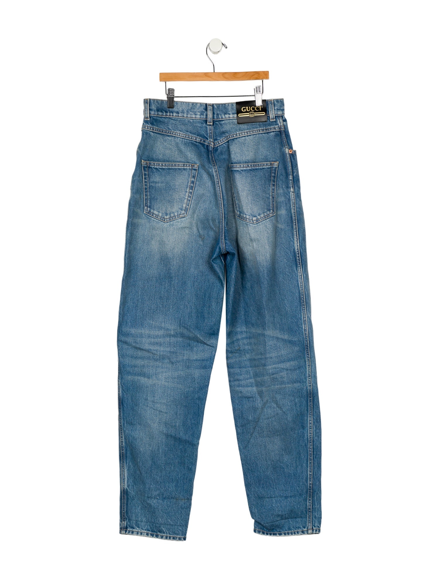 Gucci High-Rise Straight Leg Jeans
