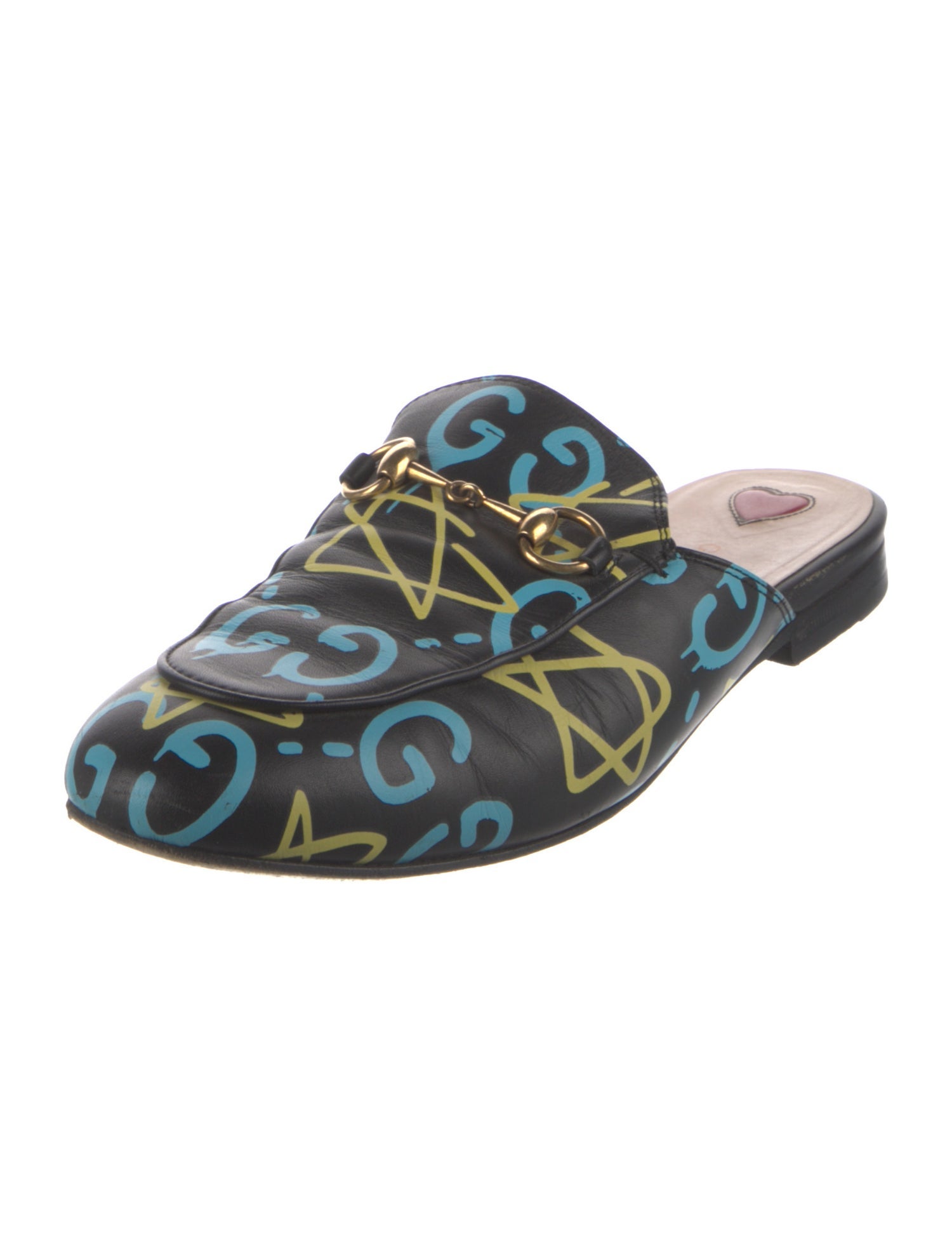 Gucci Horsebit Accent Leather Mules