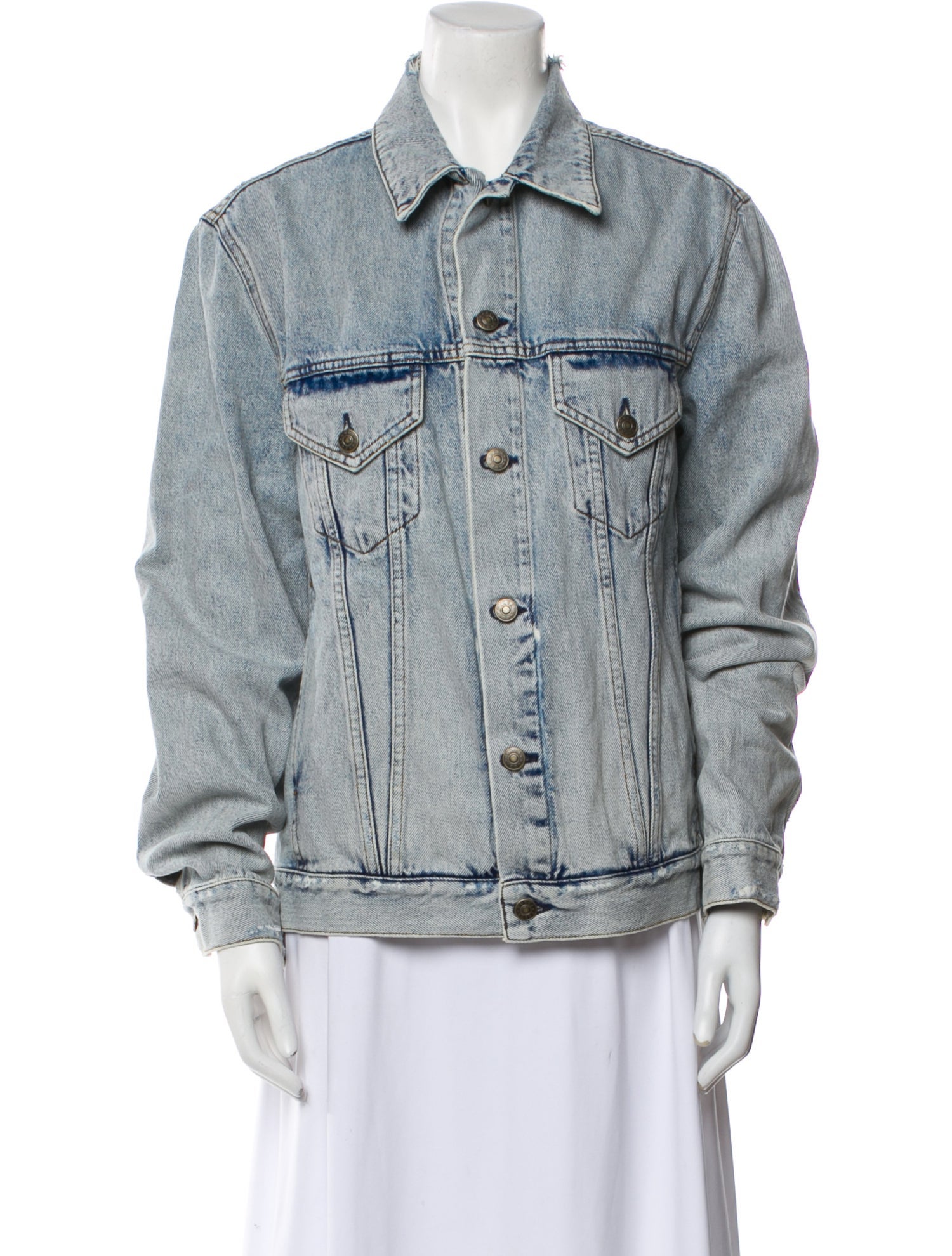 Gucci 2018 Guccy Teddy Denim Jacket
