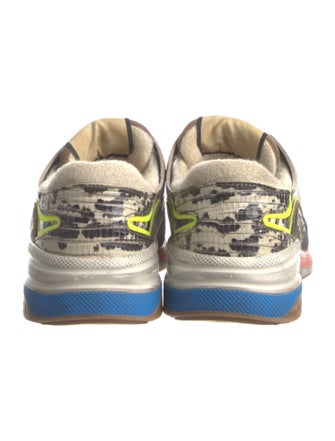 Gucci Suede Printed Sneakers