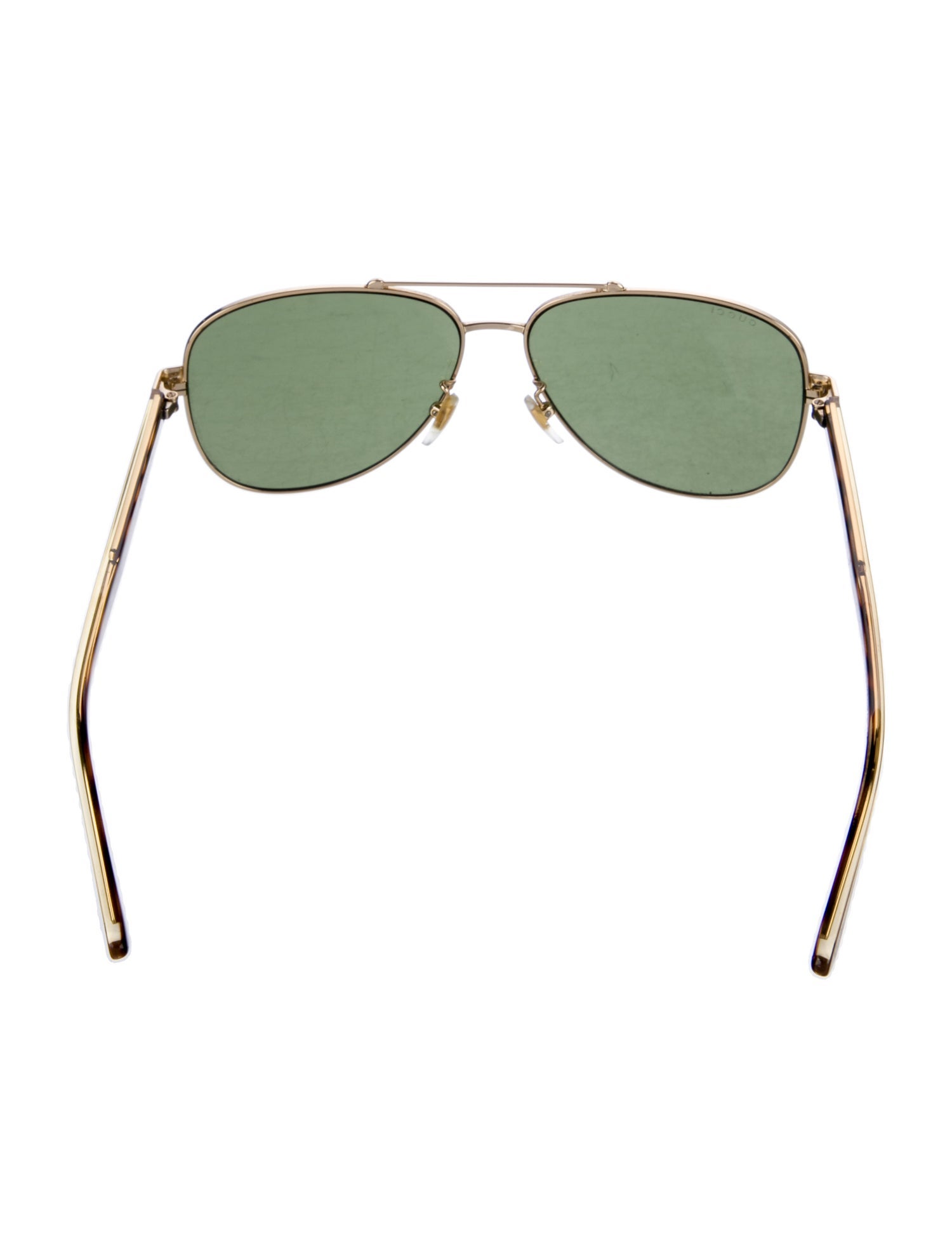 Gucci Web Accent Aviator Sunglasses