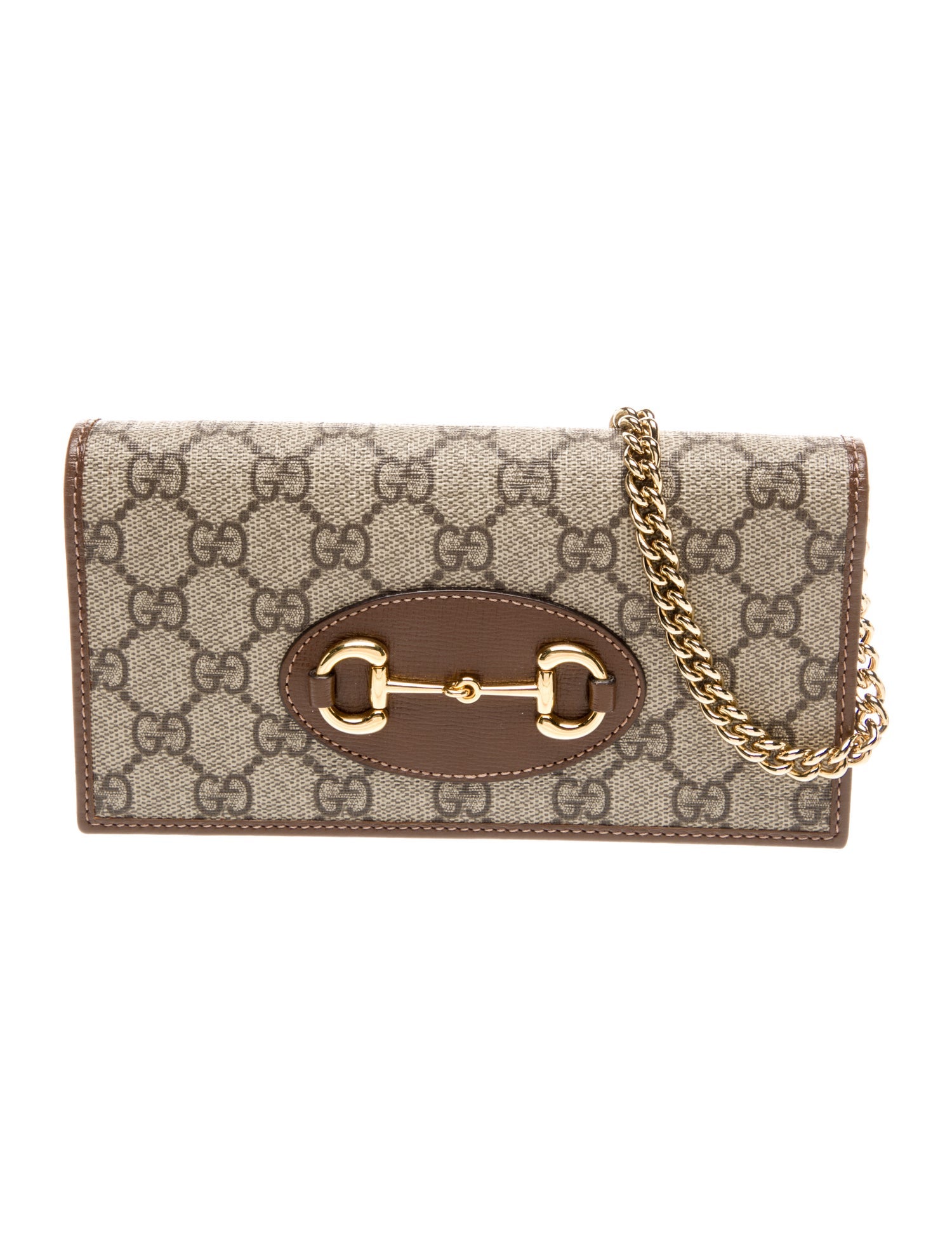 Gucci GG Supreme Horsebit 1955 Chain Wallet