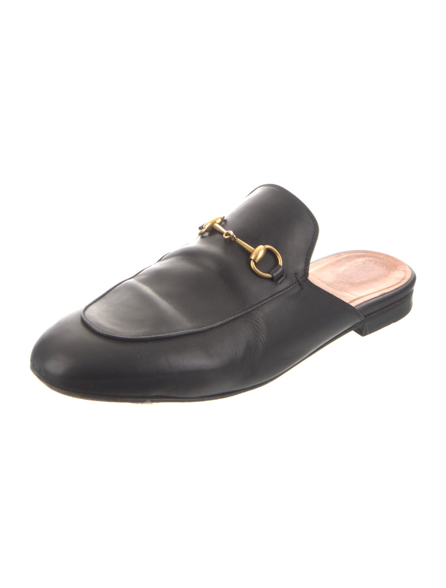 Gucci Horsebit Accent Leather Mules