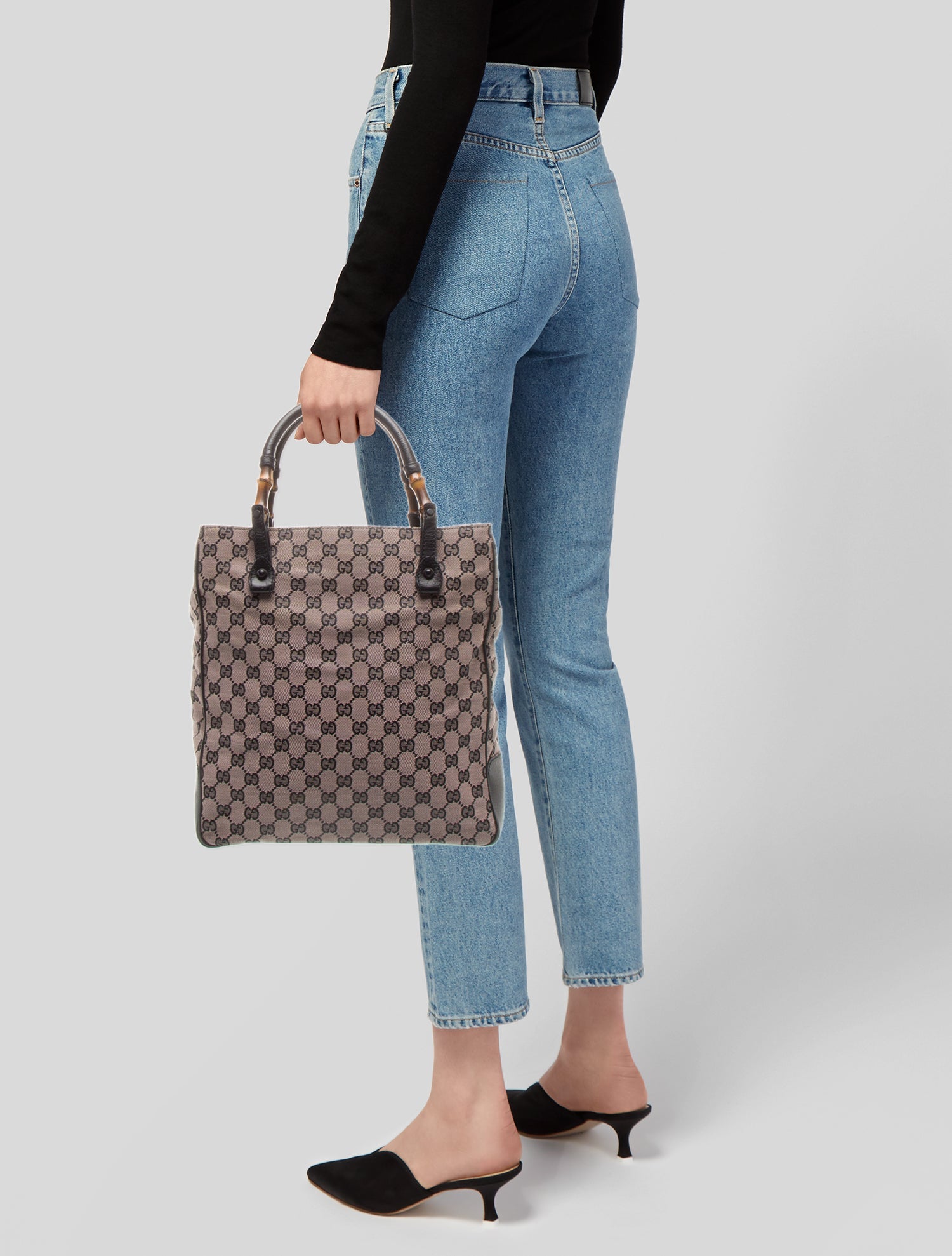 Gucci GG Canvas Top Handle Bag