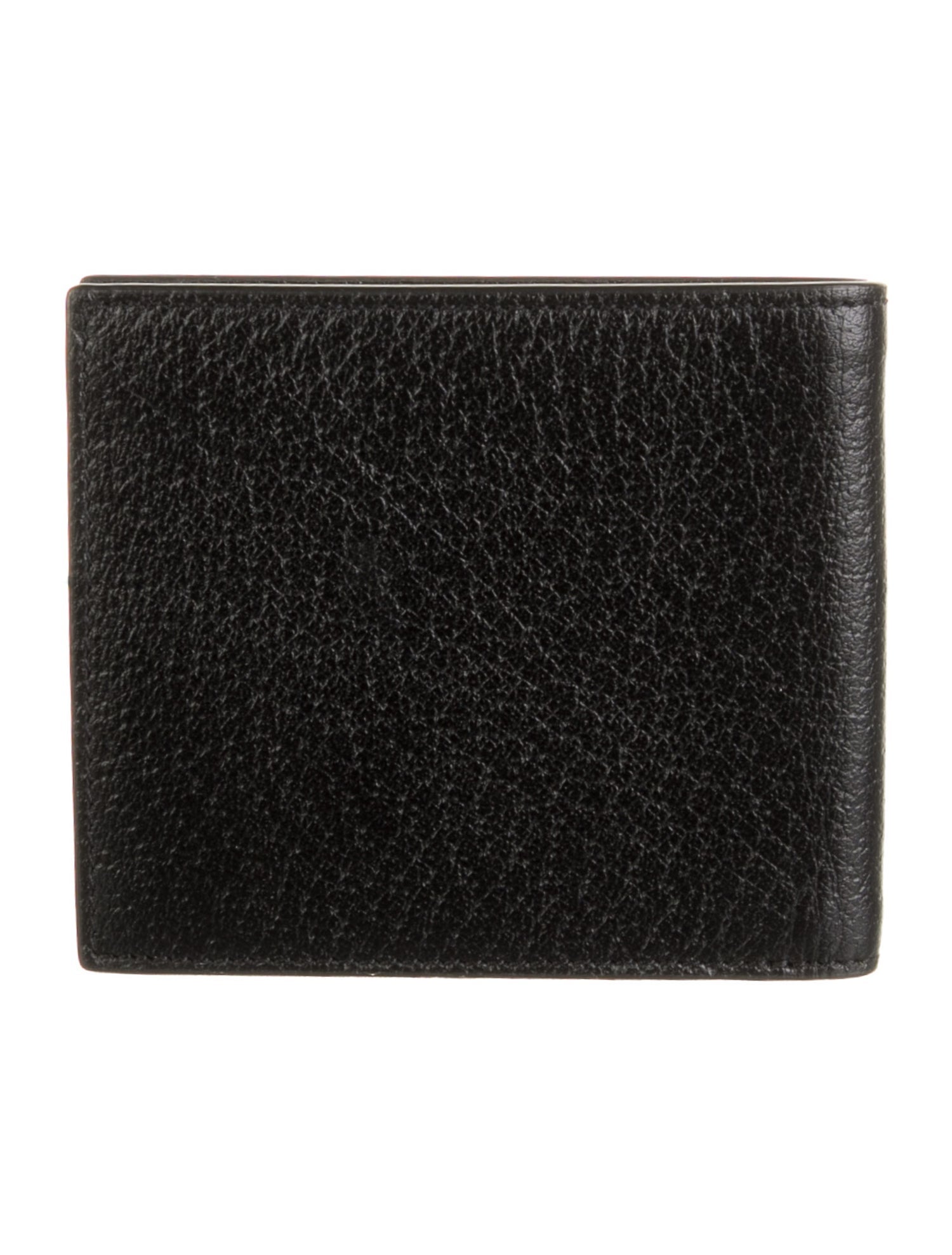 Gucci Double G Logo Leather Bifold Wallet