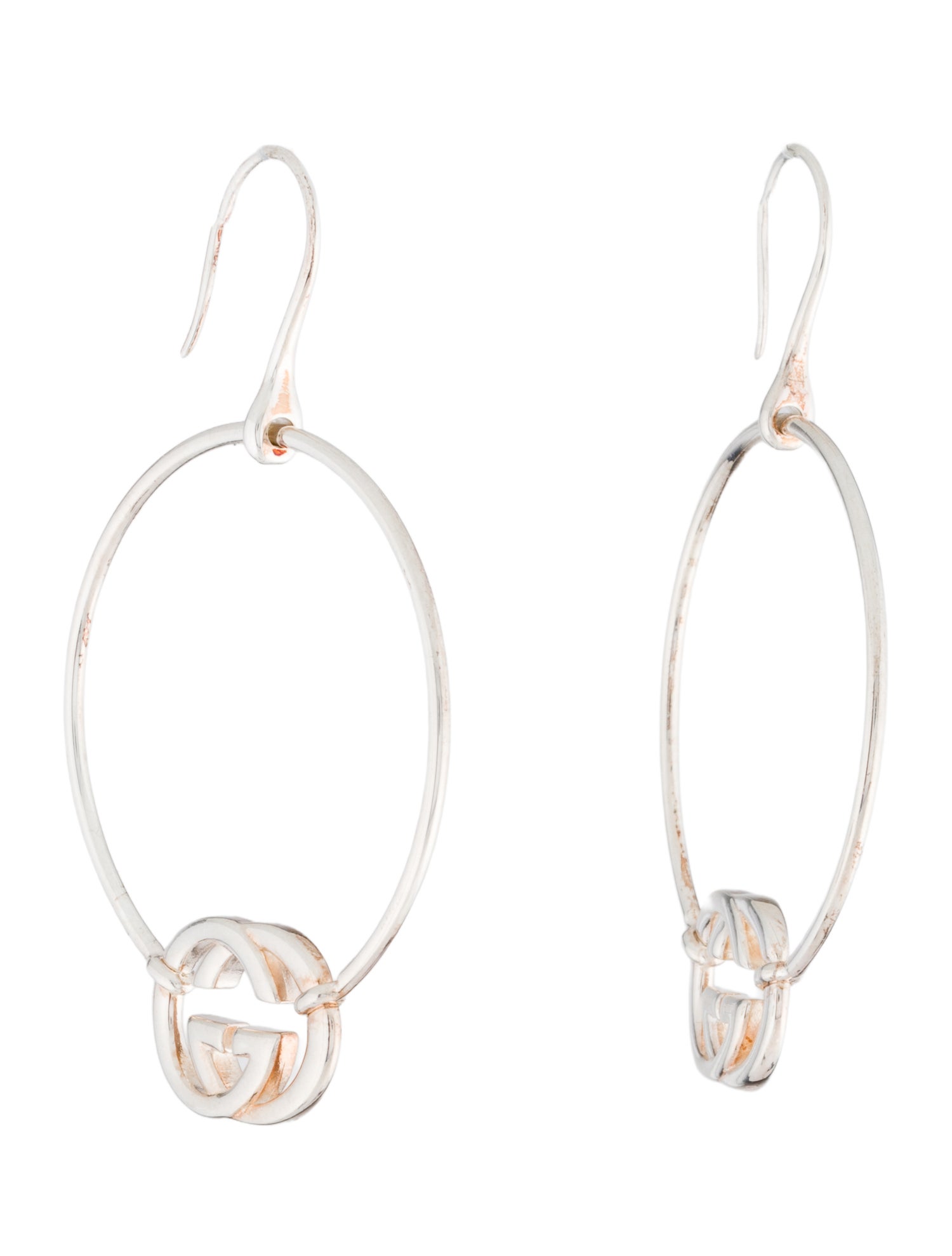Gucci Britt GG Hoop Earrings