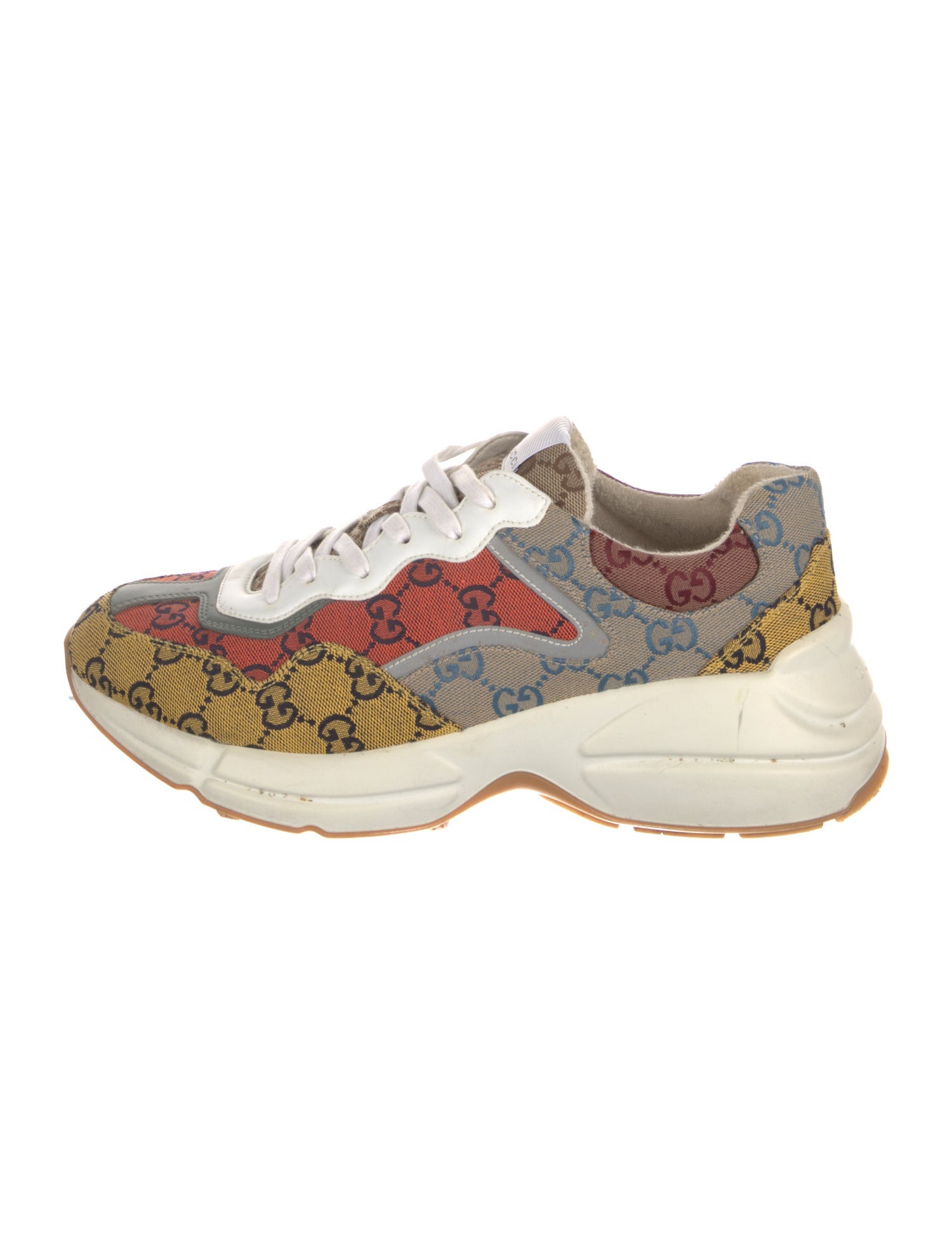 Gucci Canvas Printed Athletic Sneakers