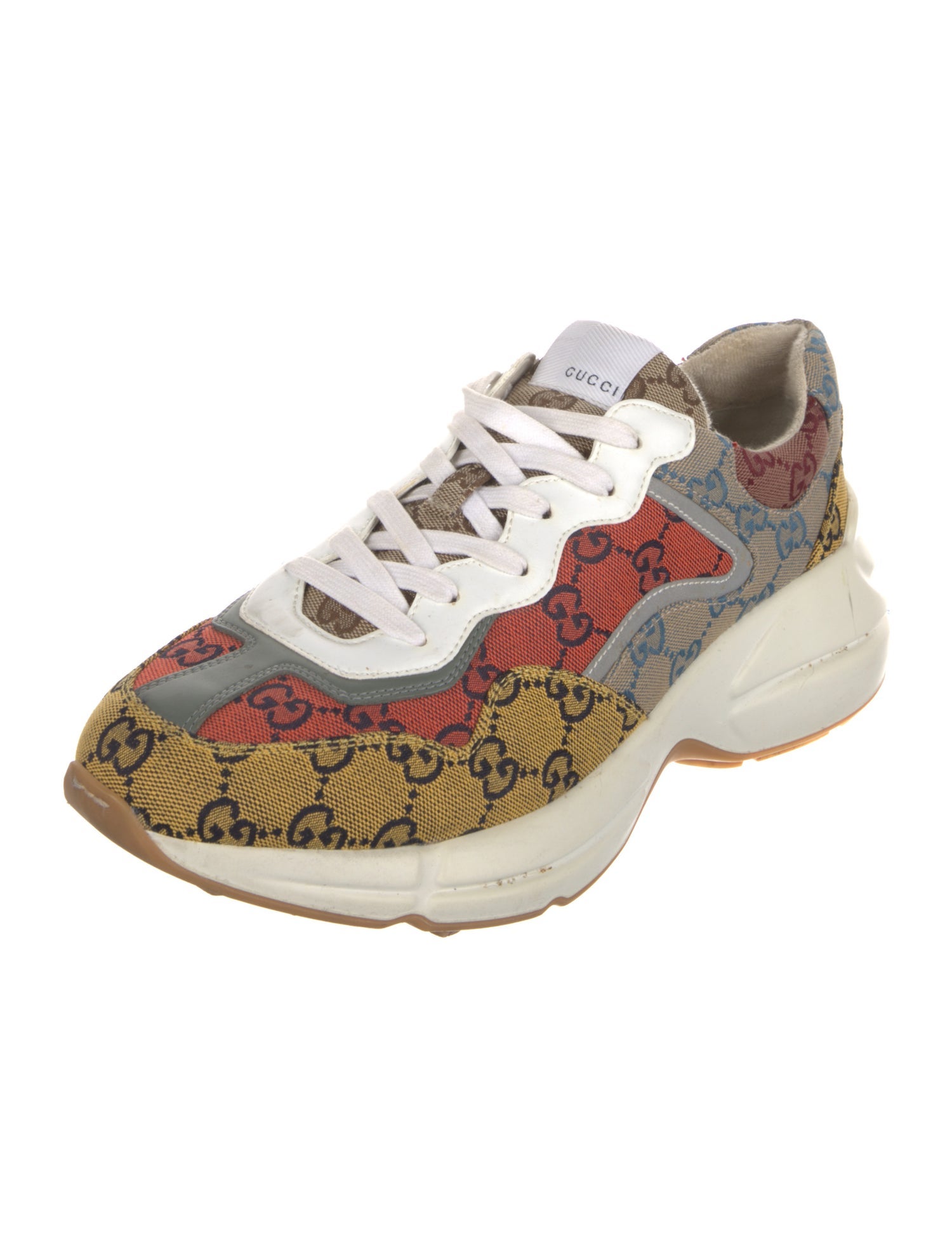 Gucci Canvas Printed Athletic Sneakers