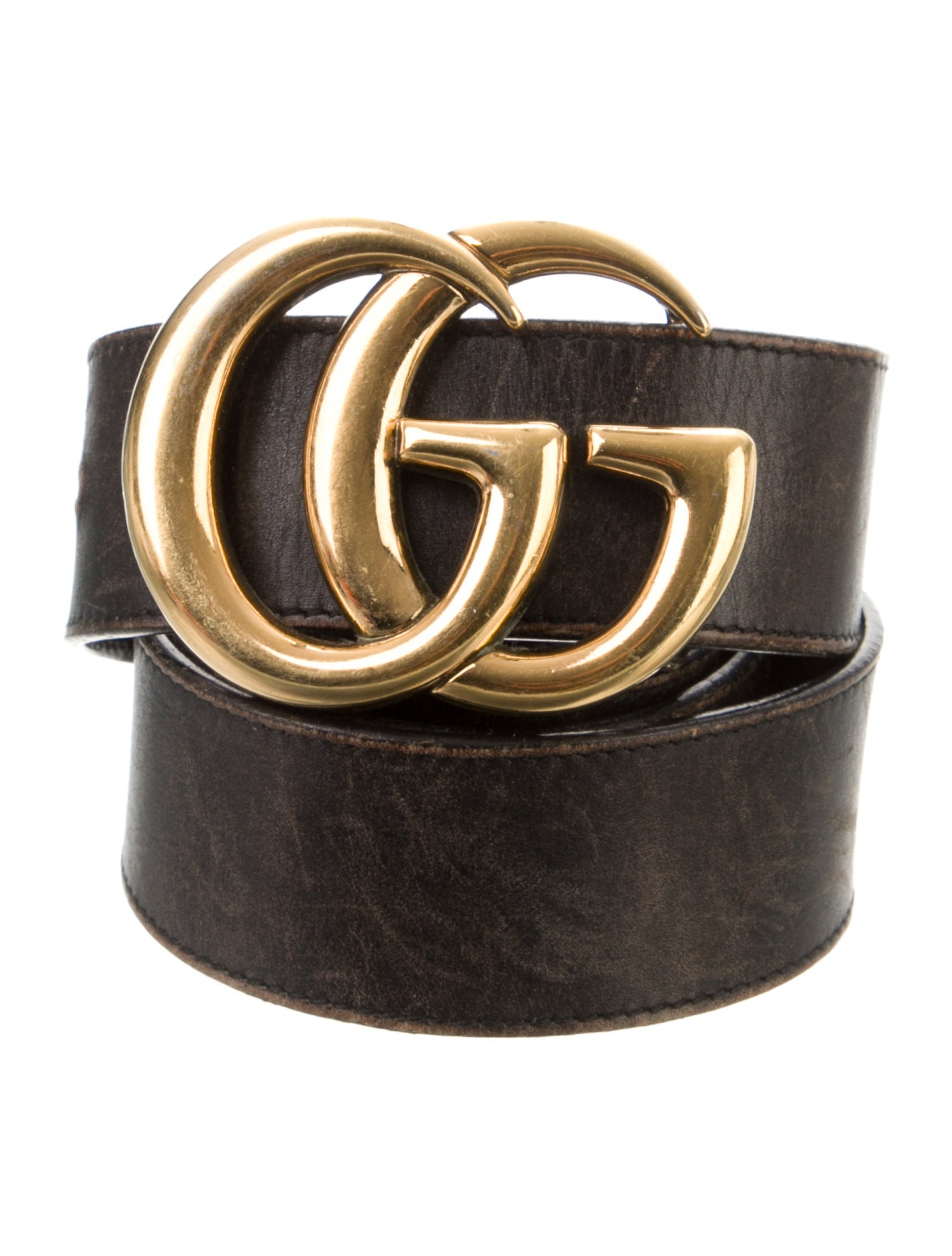 Gucci Running GG Logo Leather Belt Kit