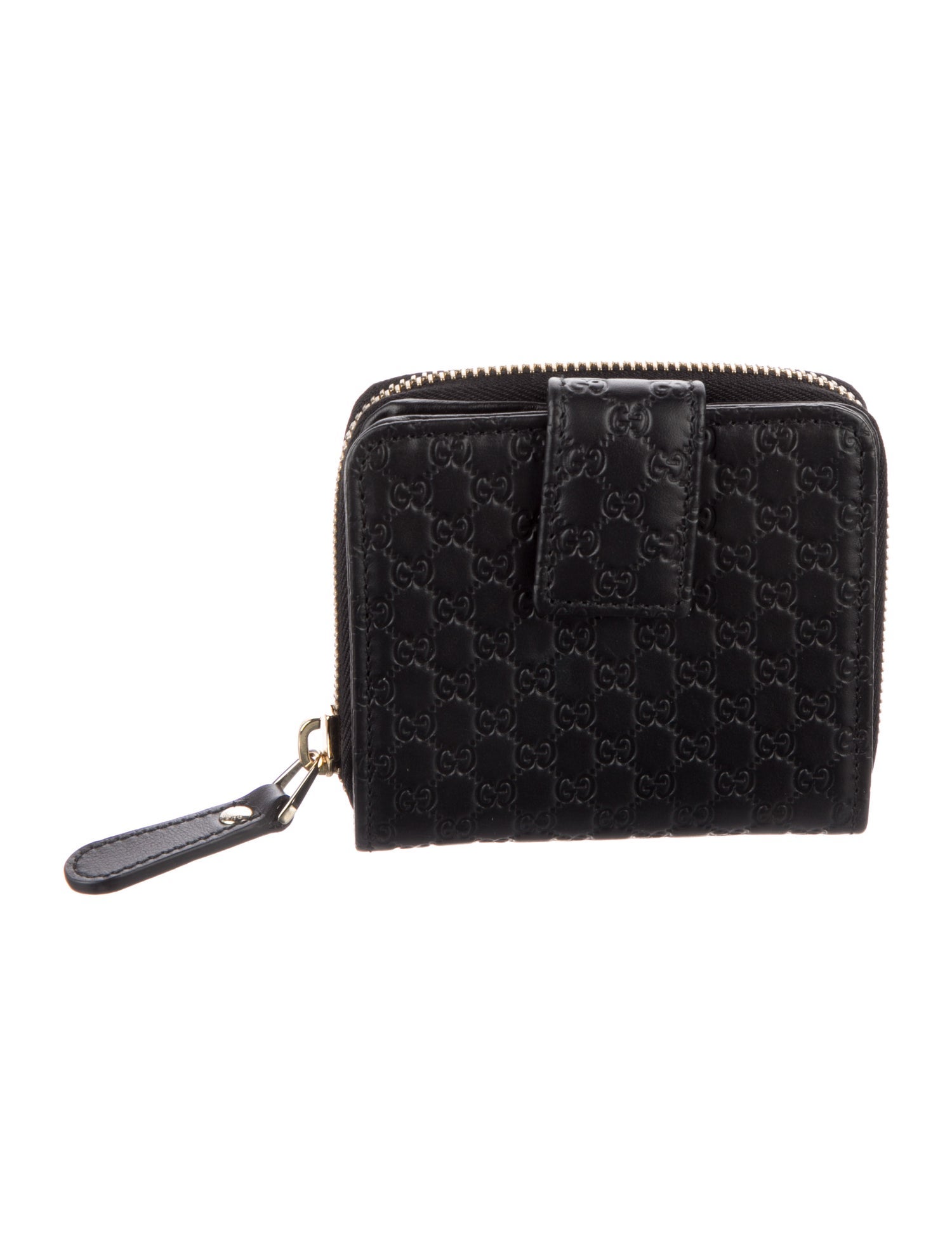 Gucci Microguccissima Pattern Leather Compact Wallet