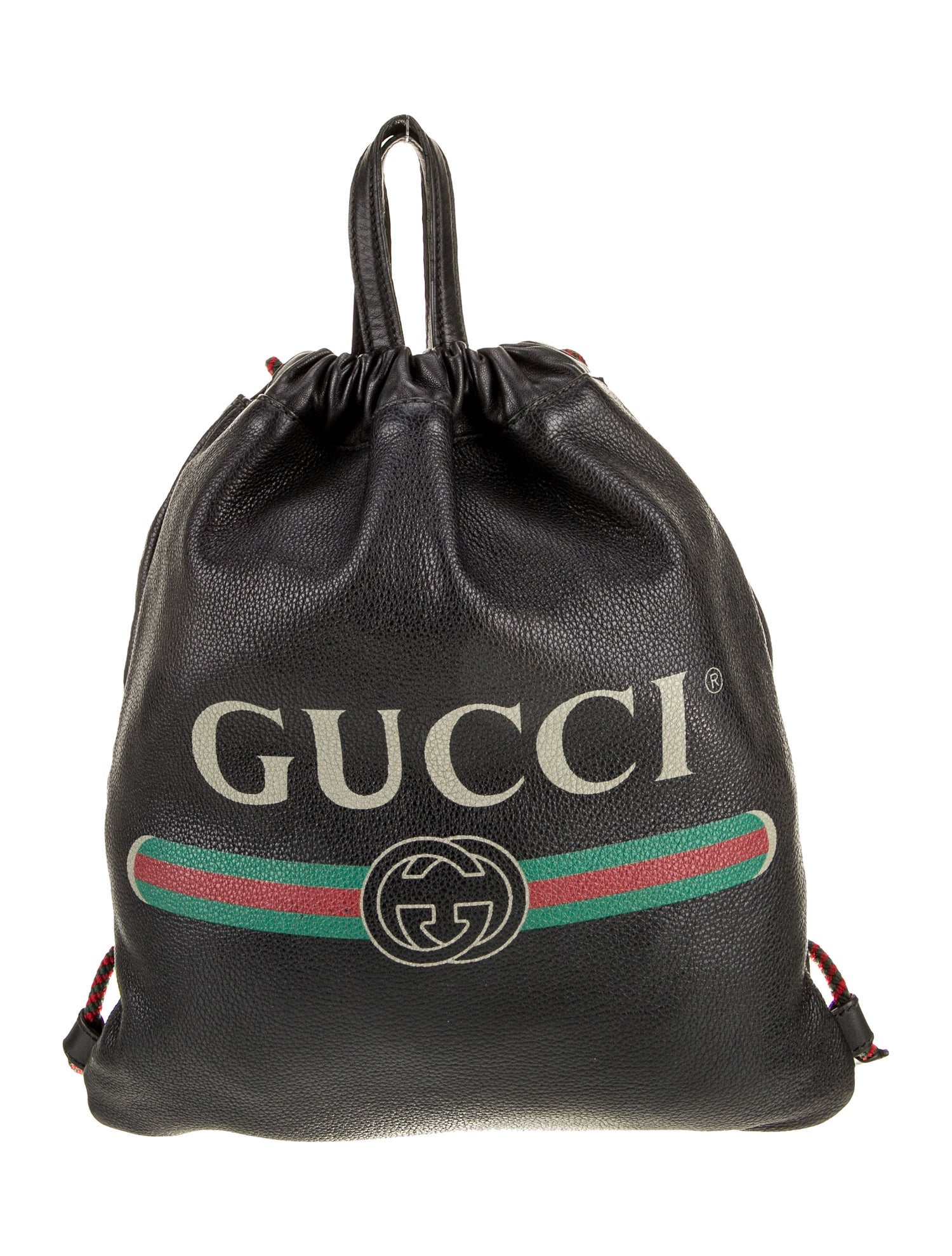 Gucci Web Logo Drawstring