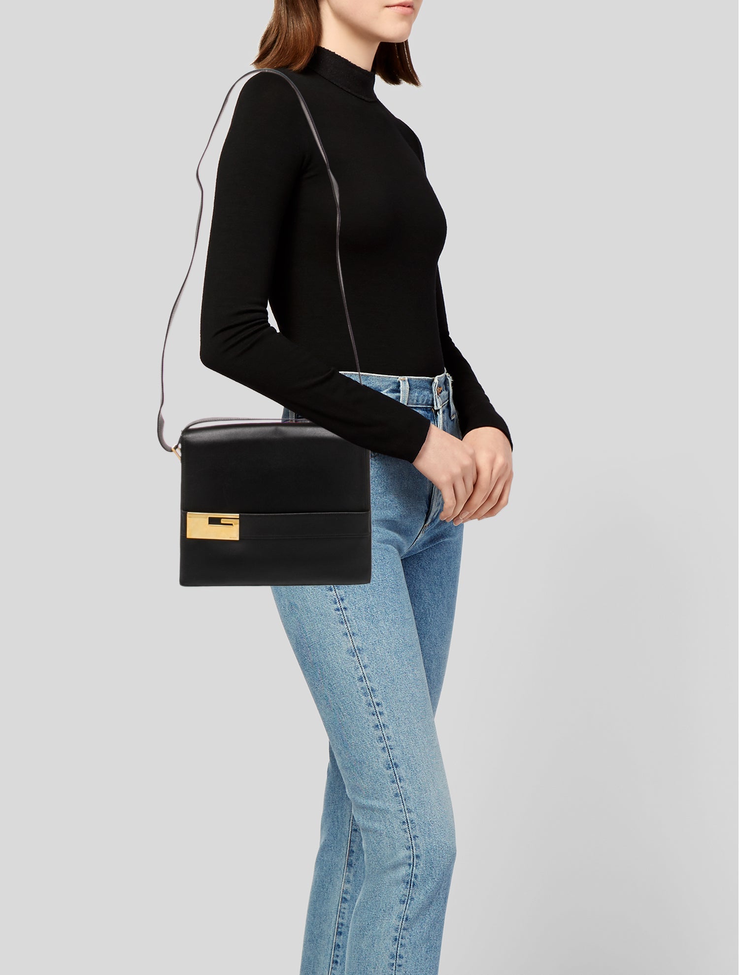 Gucci Leather Shoulder Bag