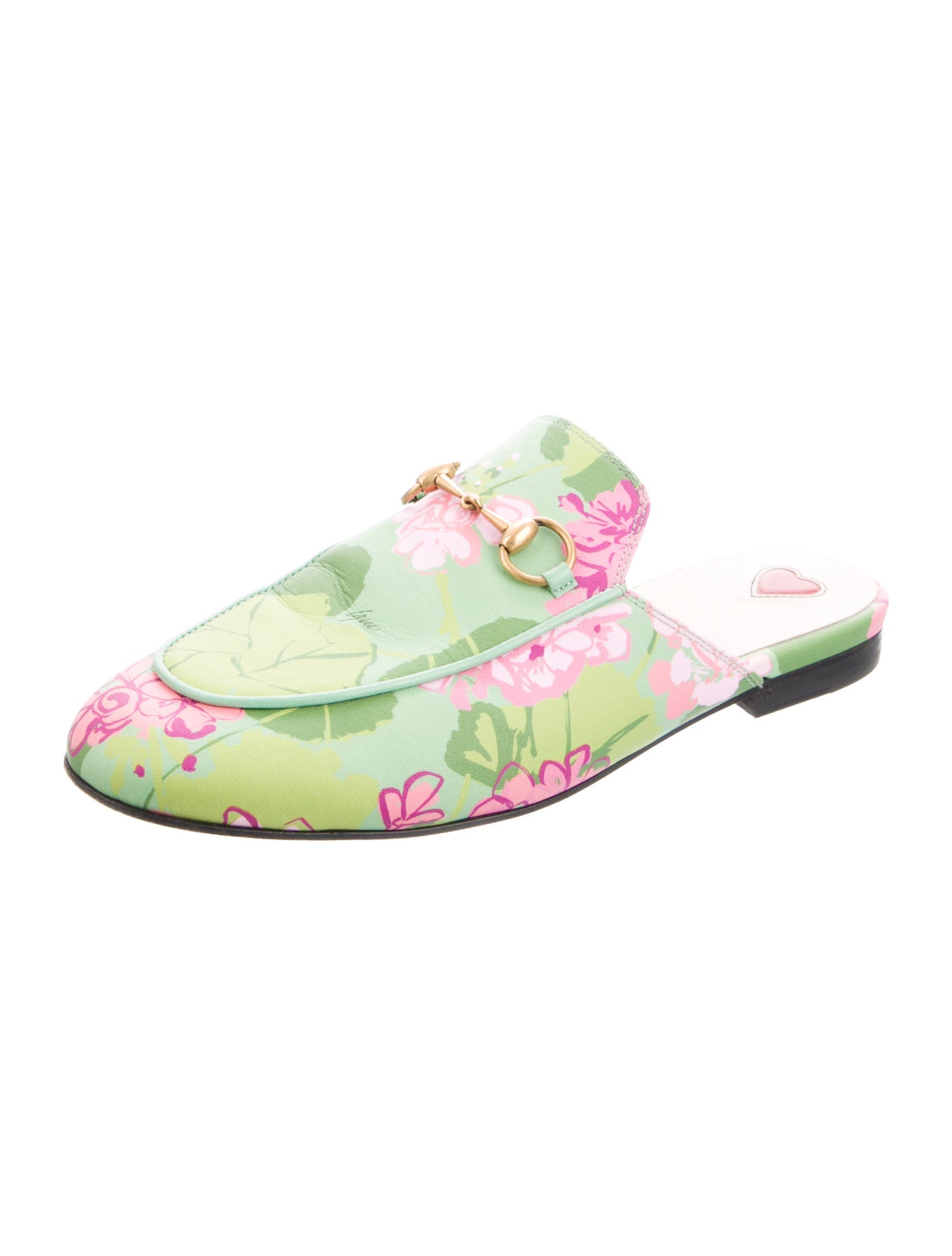 Gucci Horsebit Accent Leather Mules