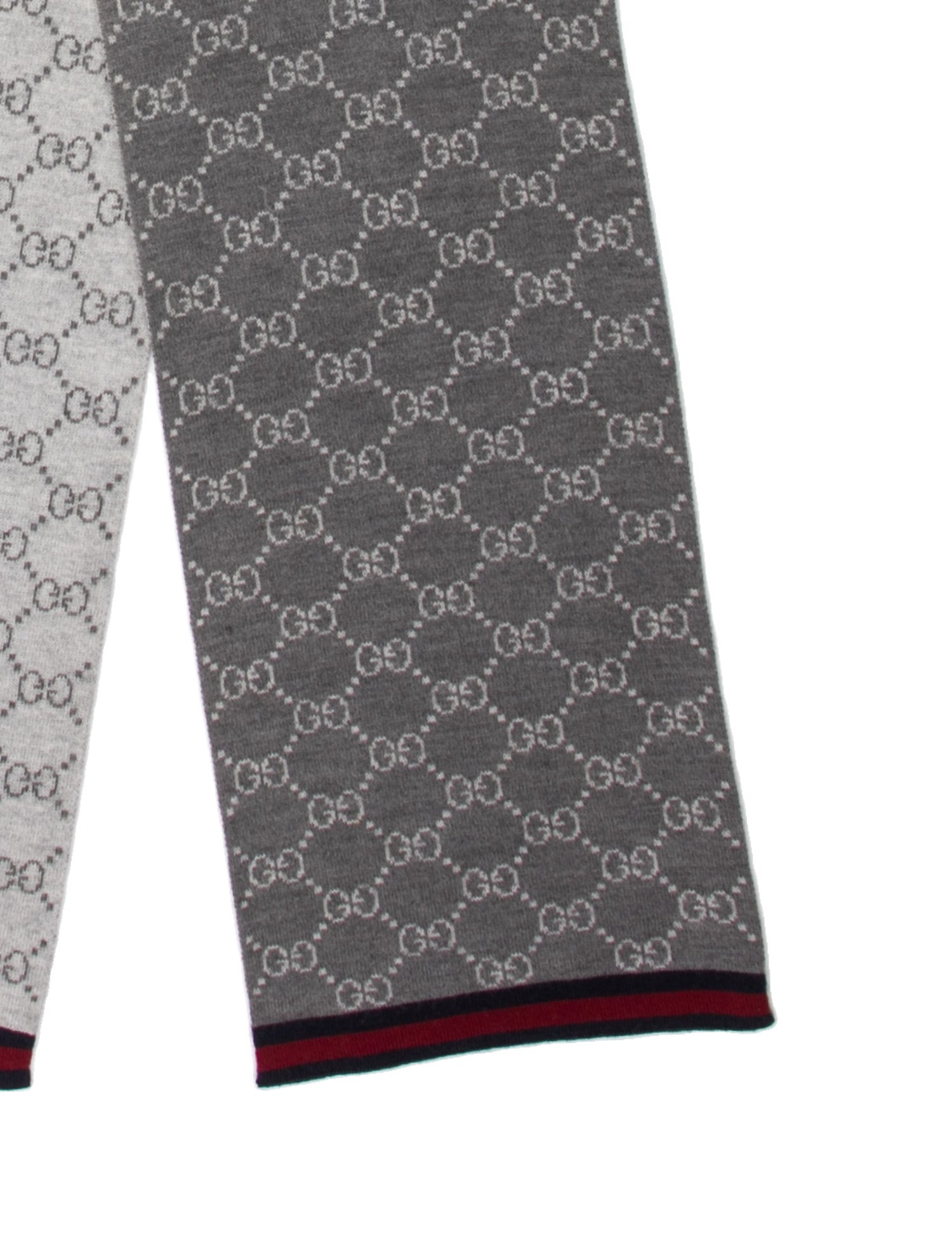 Gucci Wool GG Logo Scarf