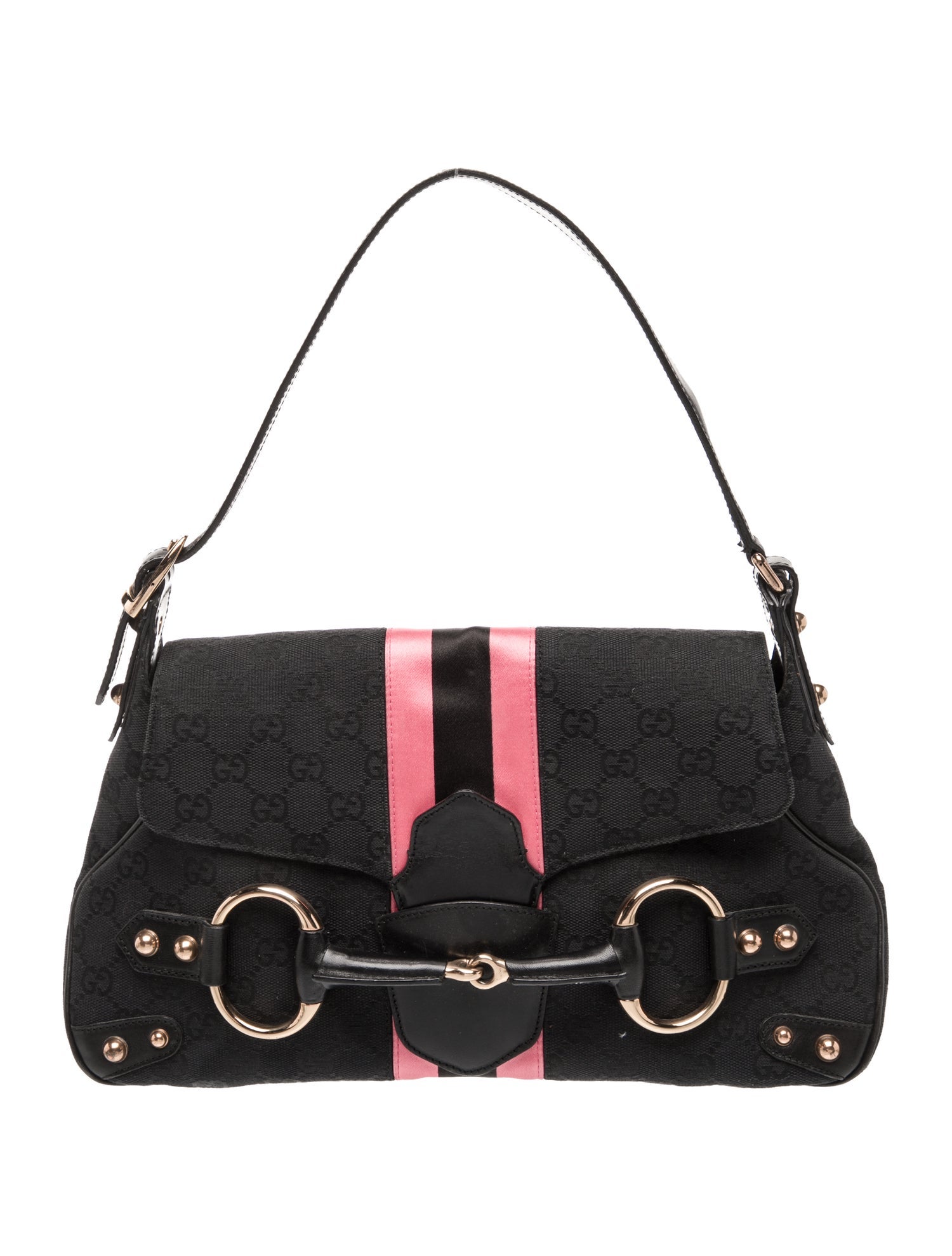 Gucci GG Canvas Horsebit Chain