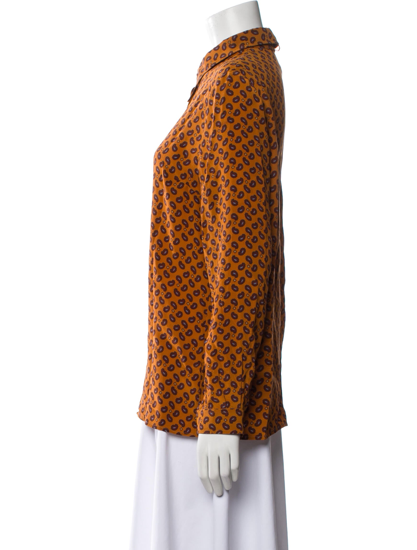 Gucci 2016 Silk Button-Up Top