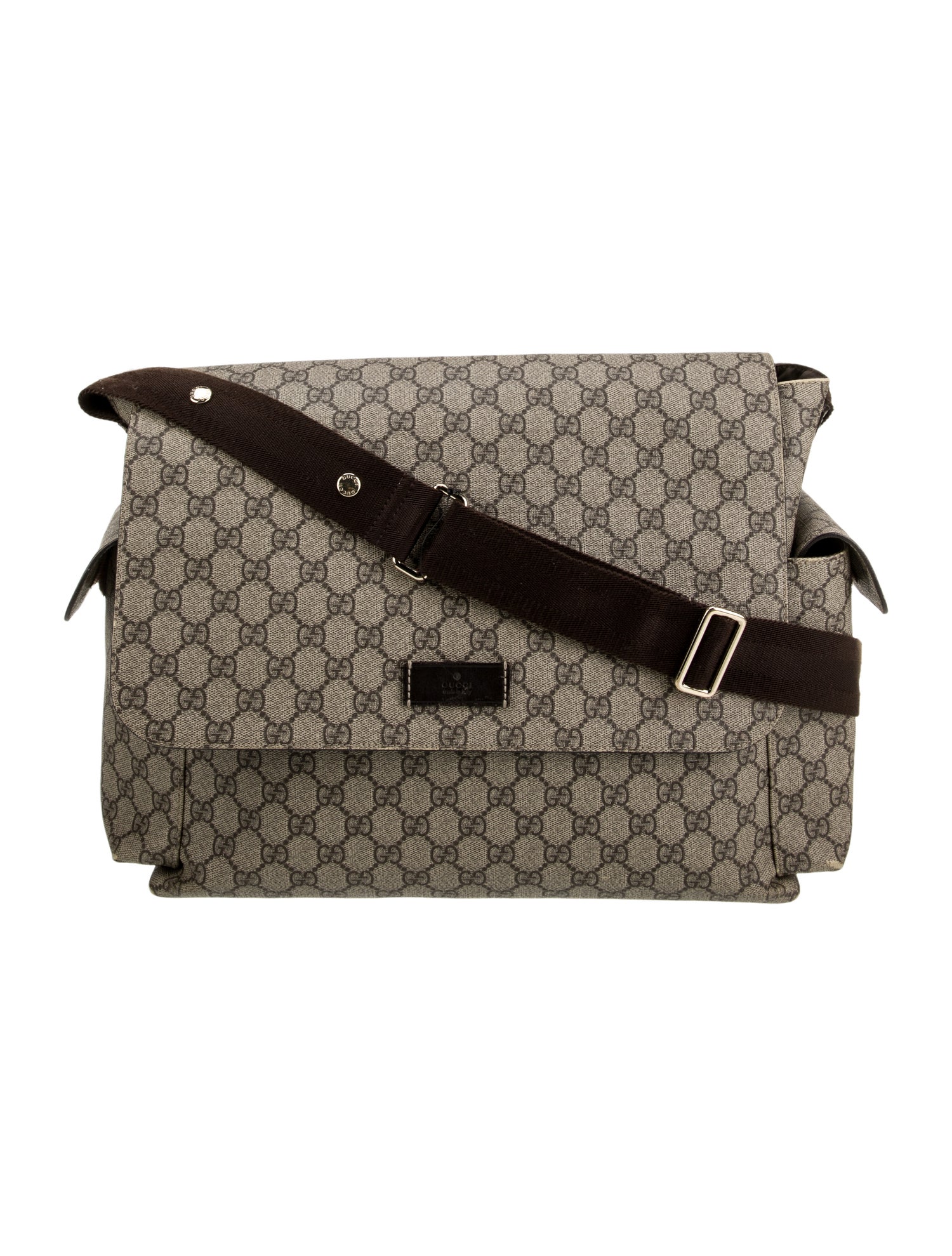 Gucci Monogram Print Diaper Bag