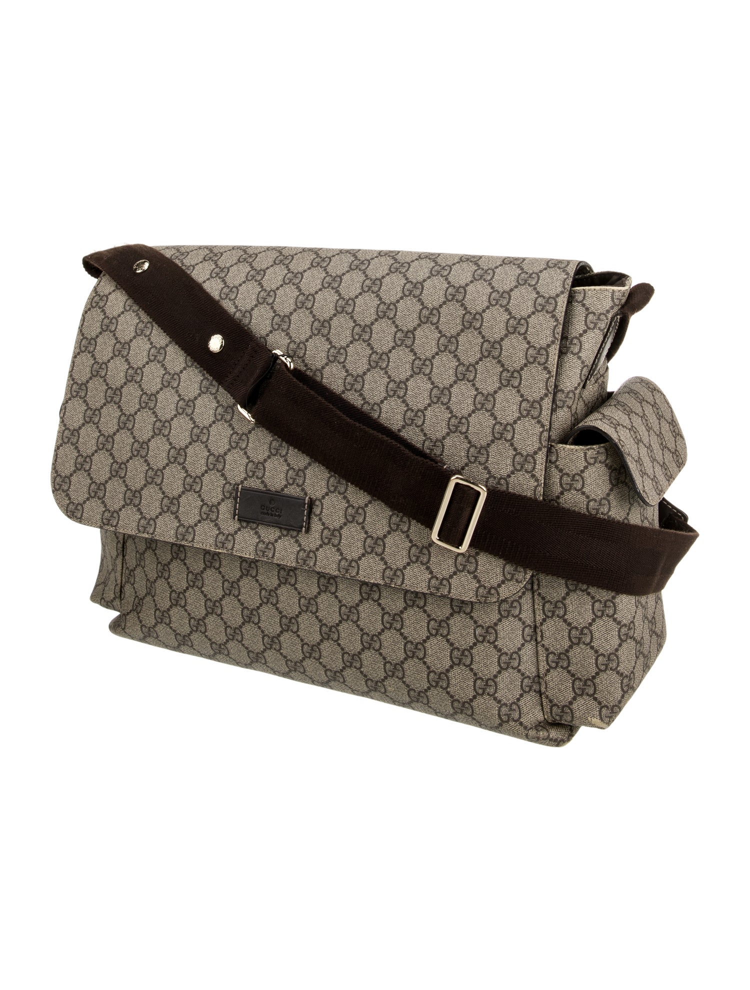Gucci Monogram Print Diaper Bag