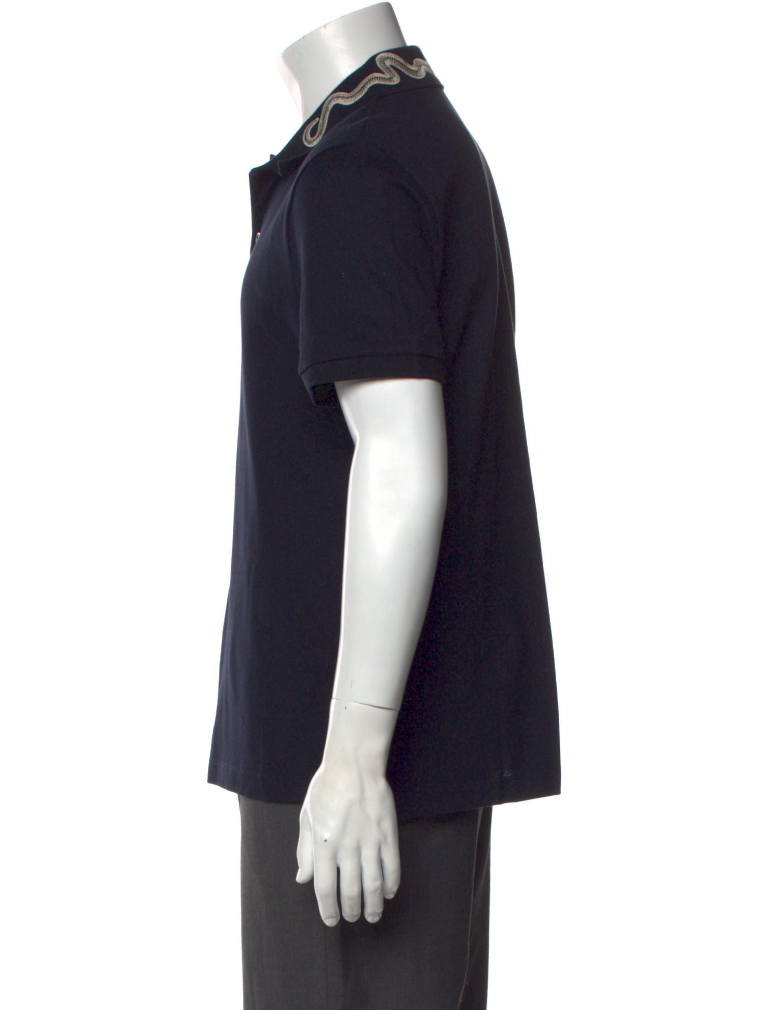 Gucci Interlocking G Logo Crew Neck Polo Shirt