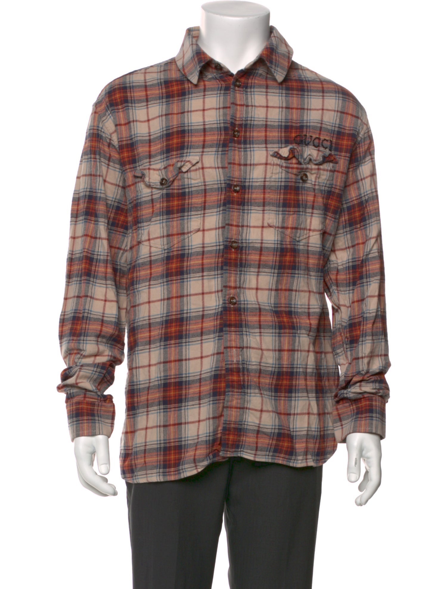 Gucci 2018 Plaid Print Shirt