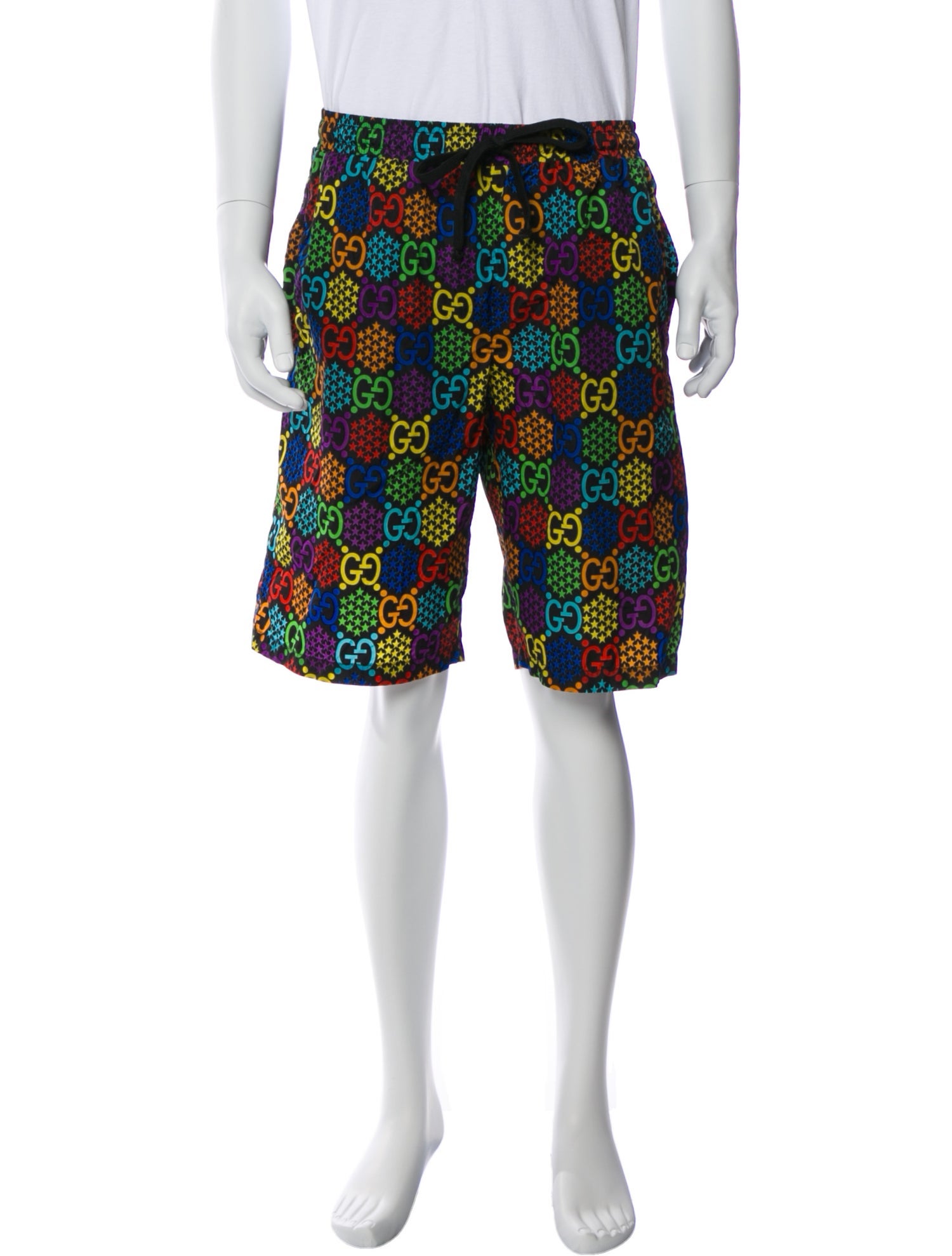 Gucci GG Psychedelic Printed Swim Trunks