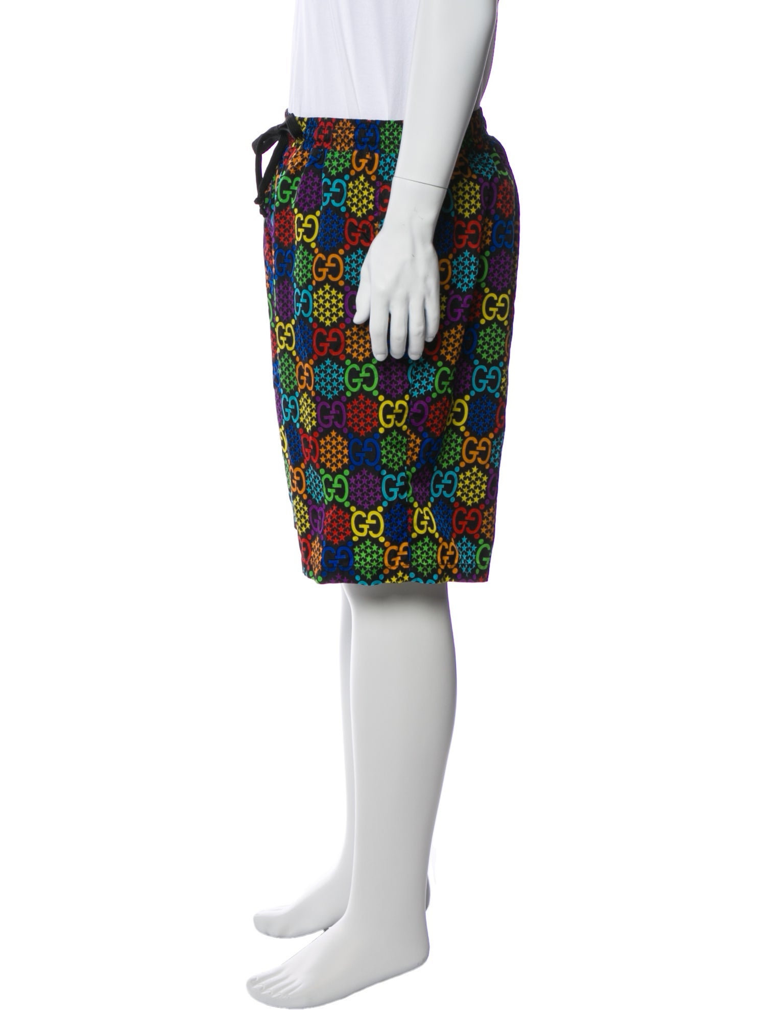 Gucci GG Psychedelic Printed Swim Trunks