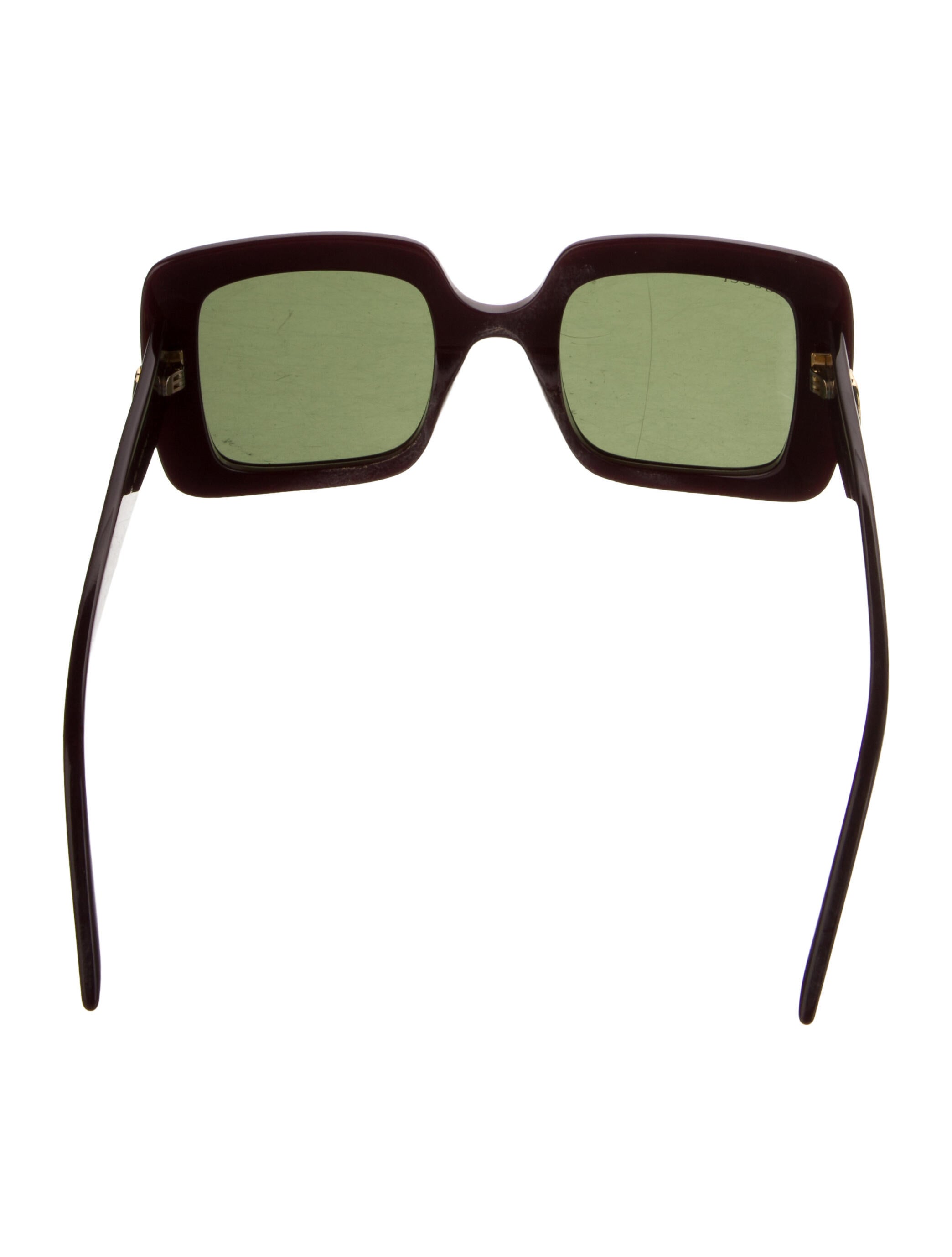 Gucci Interlocking G Logo Square Sunglasses