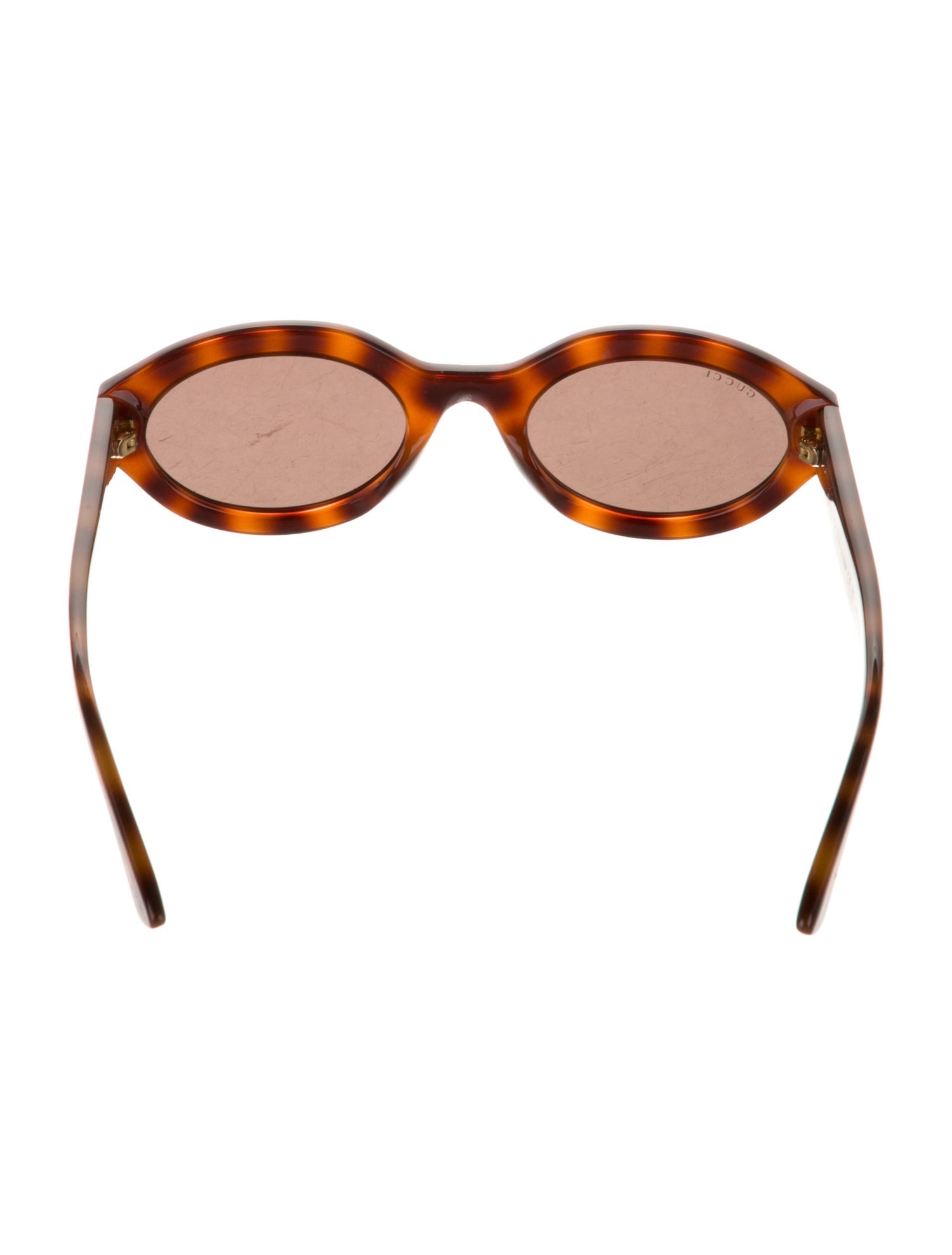 Gucci Interlocking G Logo Round Sunglasses