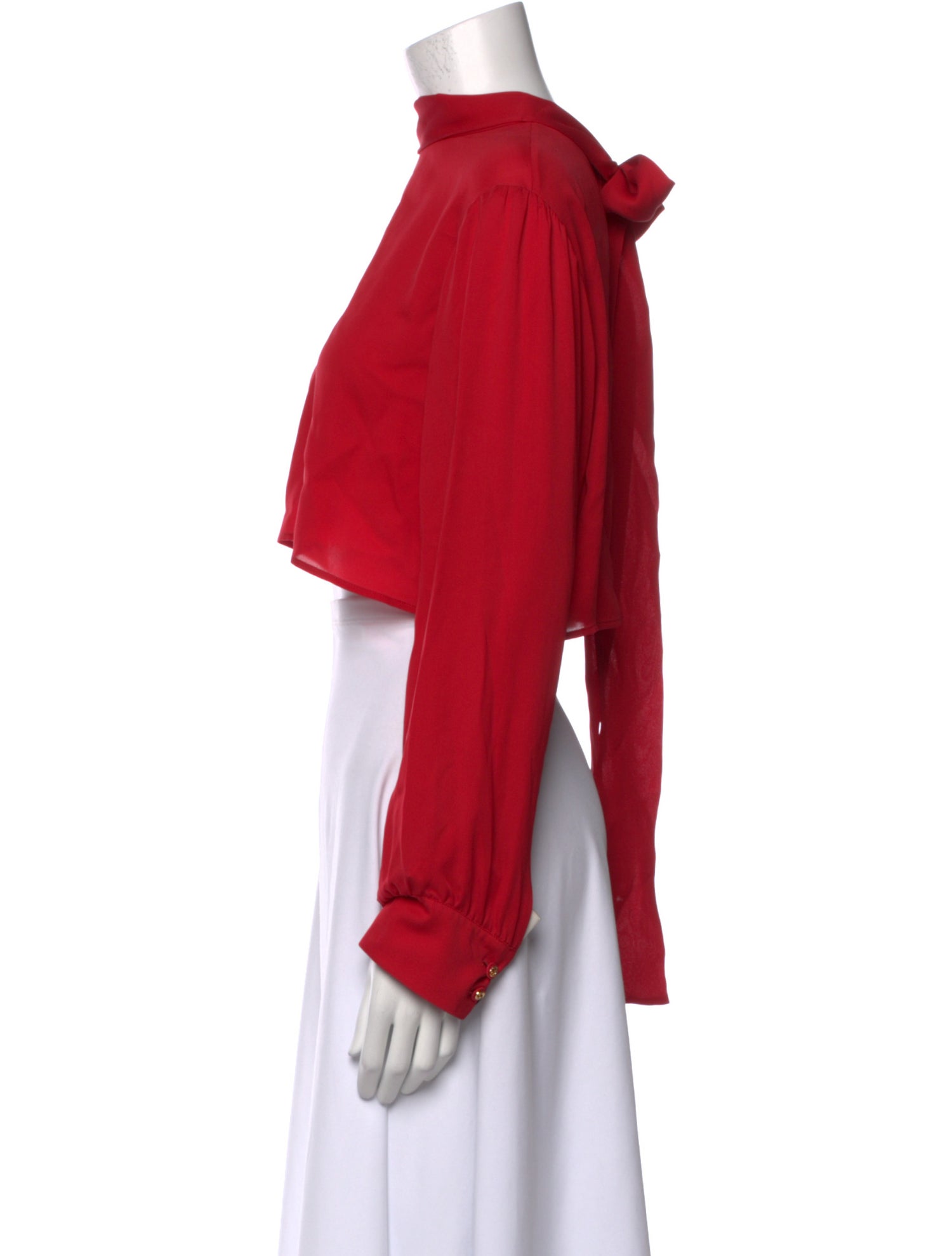 Gucci 2023 Silk Crop Top w/ Tags