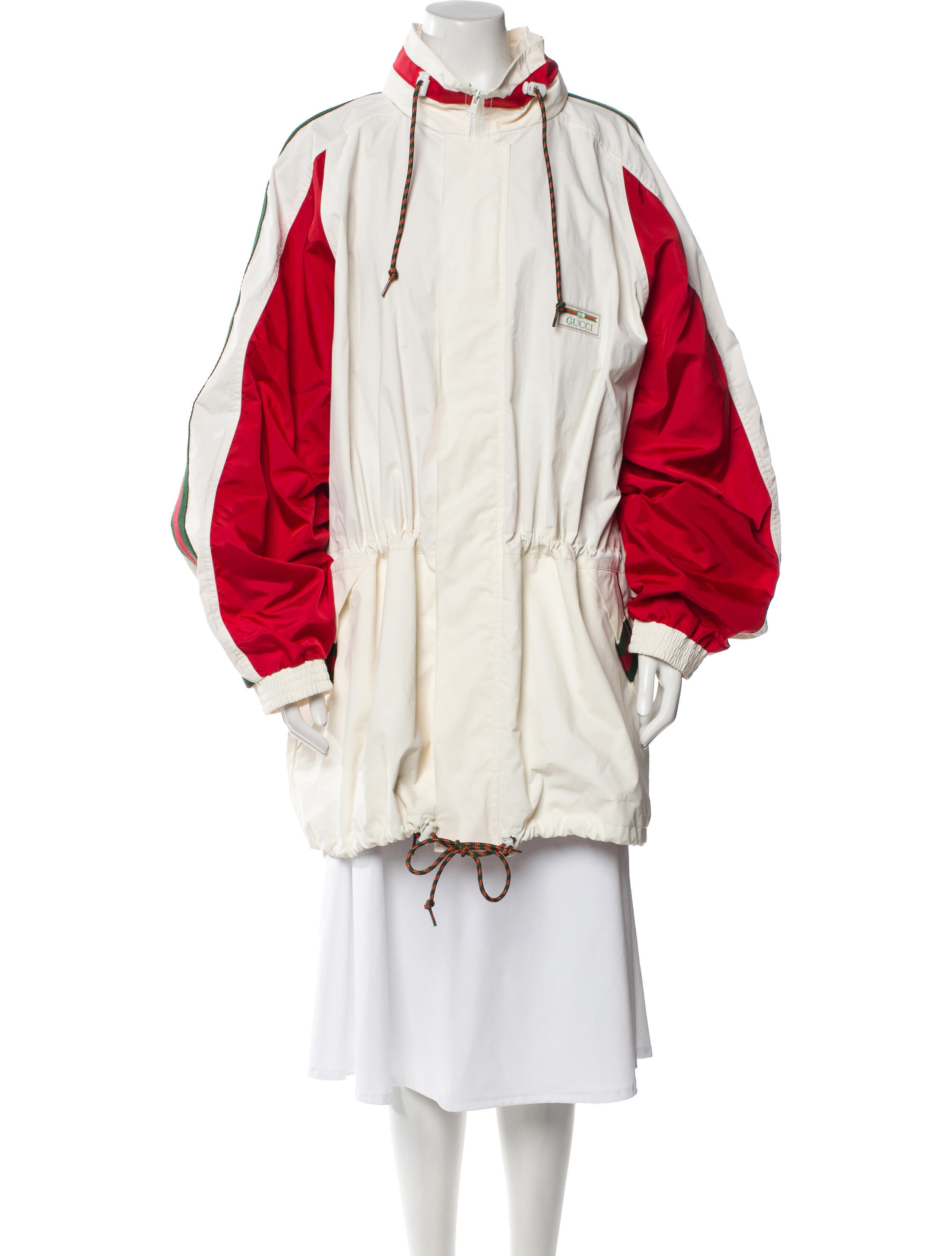 Gucci 2020 Web Accent Parka