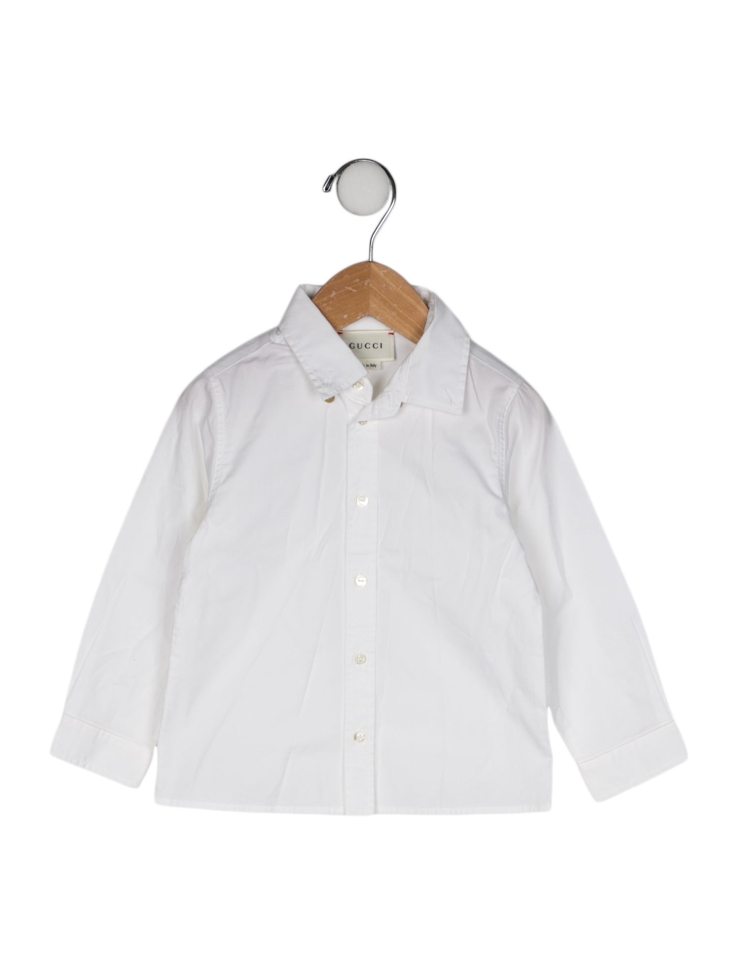 Gucci Boys' Long Sleeve Button-Up Shirt