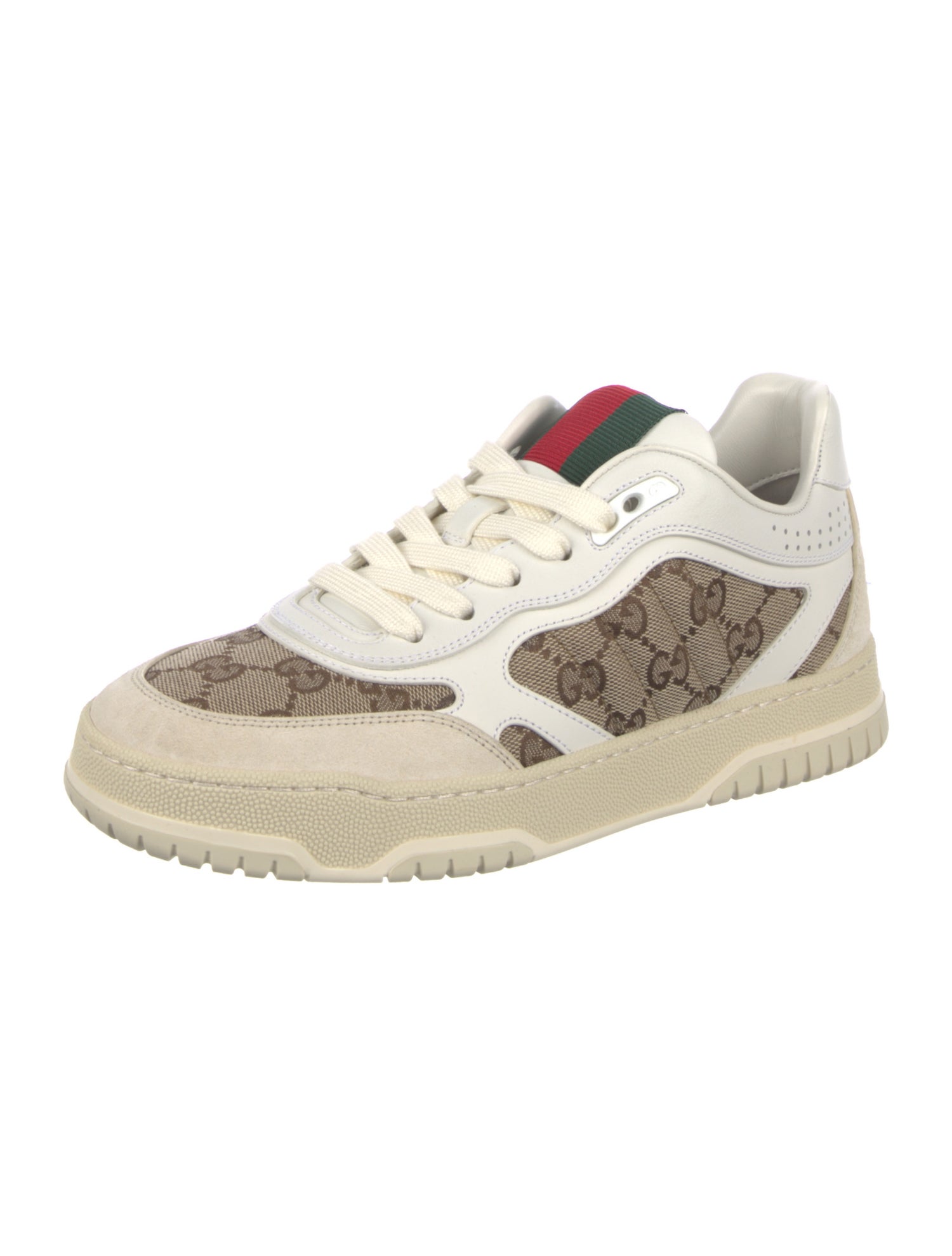 Gucci GG Canvas Leather Sneakers