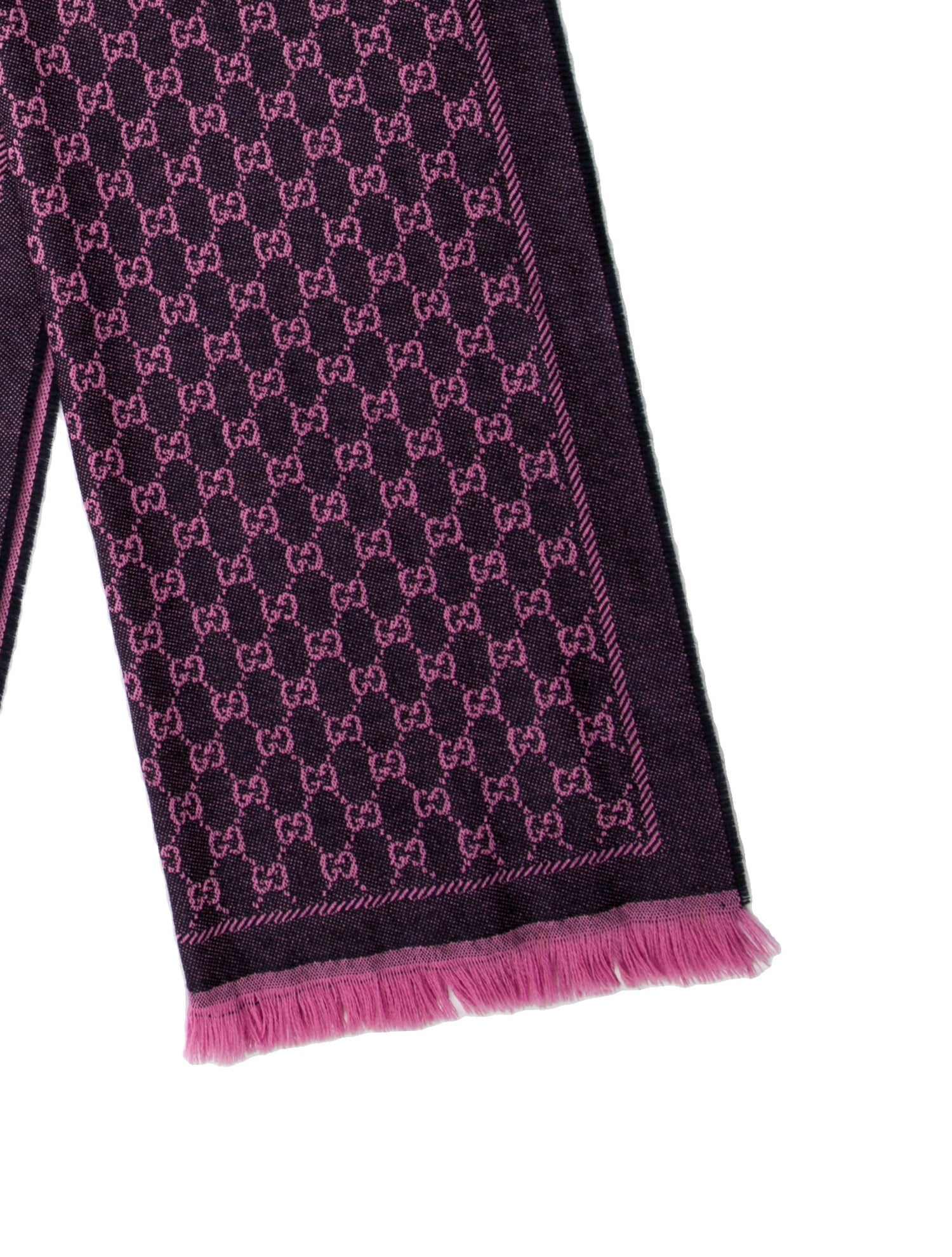 Gucci Wool GG Logo Scarf