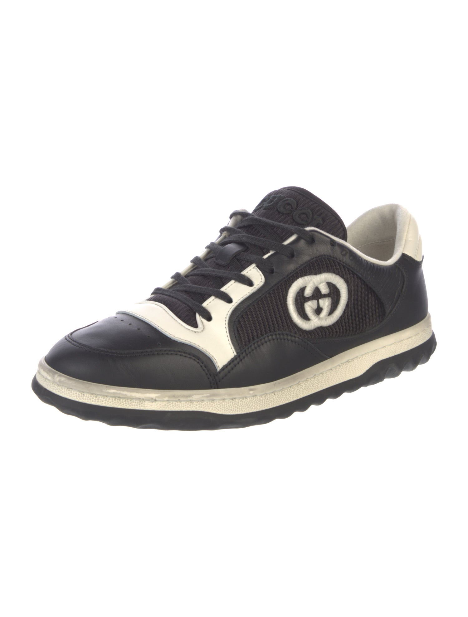 Gucci Interlocking G Logo Leather Sneakers