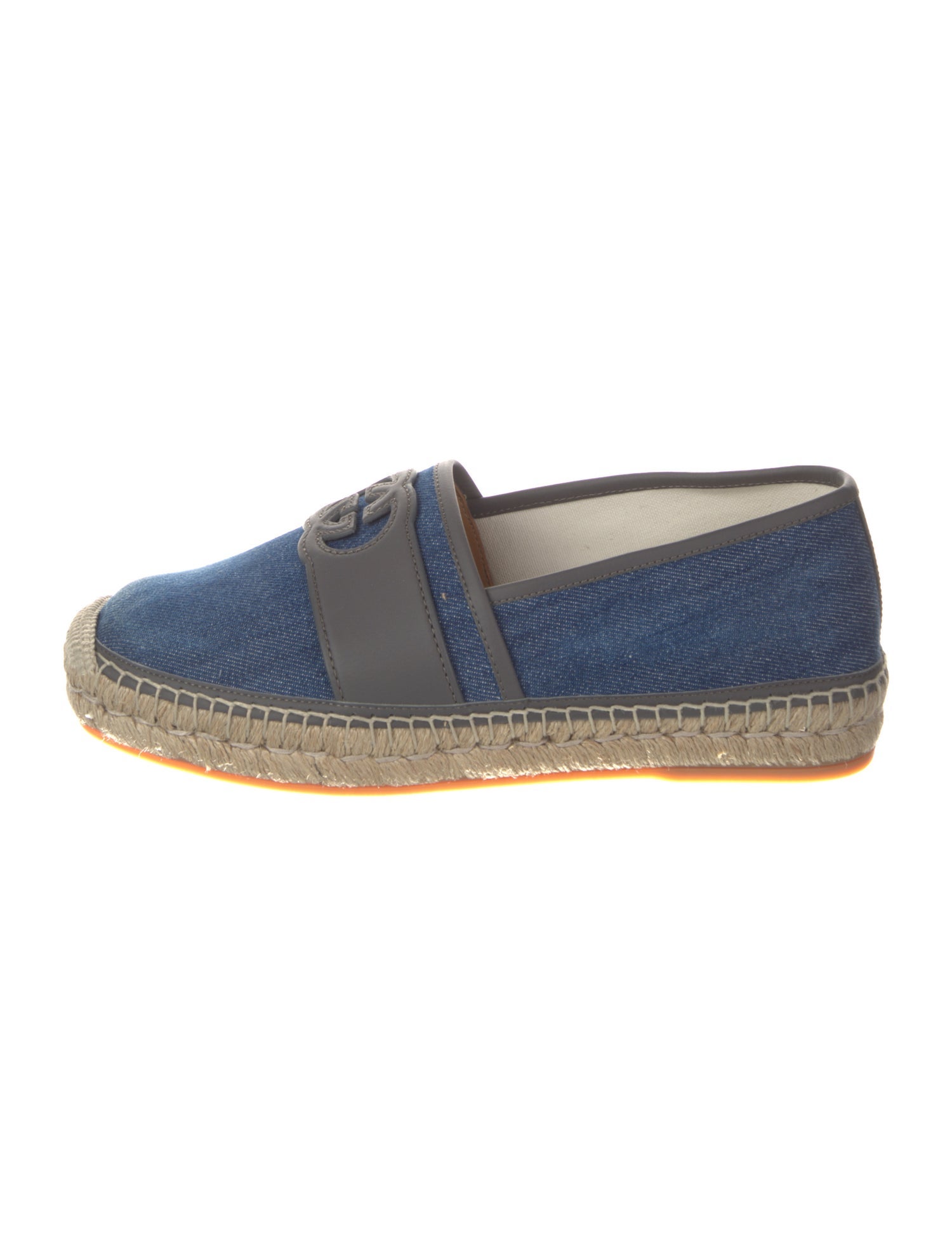 Gucci Denim Graphic Print Espadrilles w/ Tags