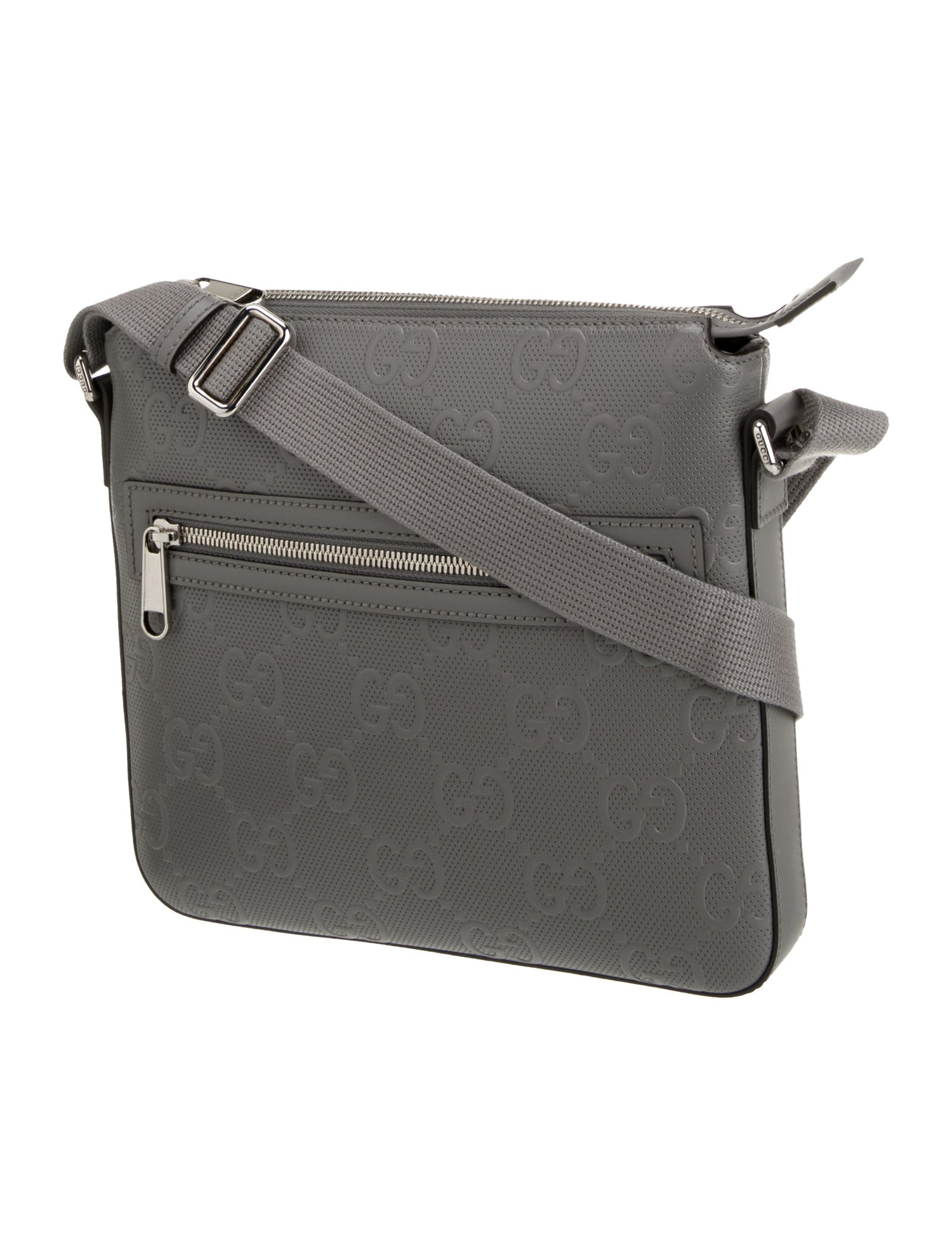 Gucci GG Embossed Messenger Bag Jumbo