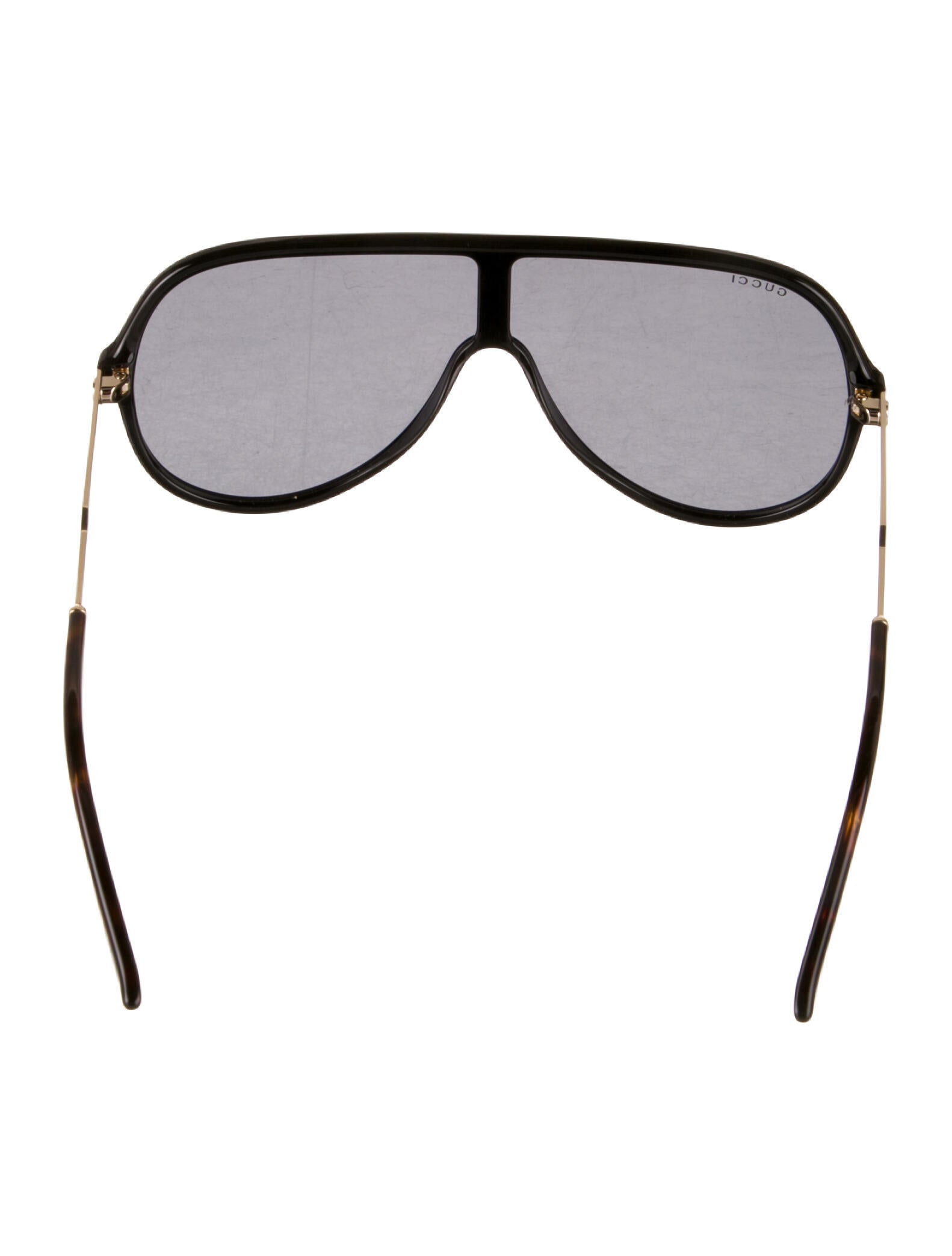 Gucci Shield Tinted Sunglasses