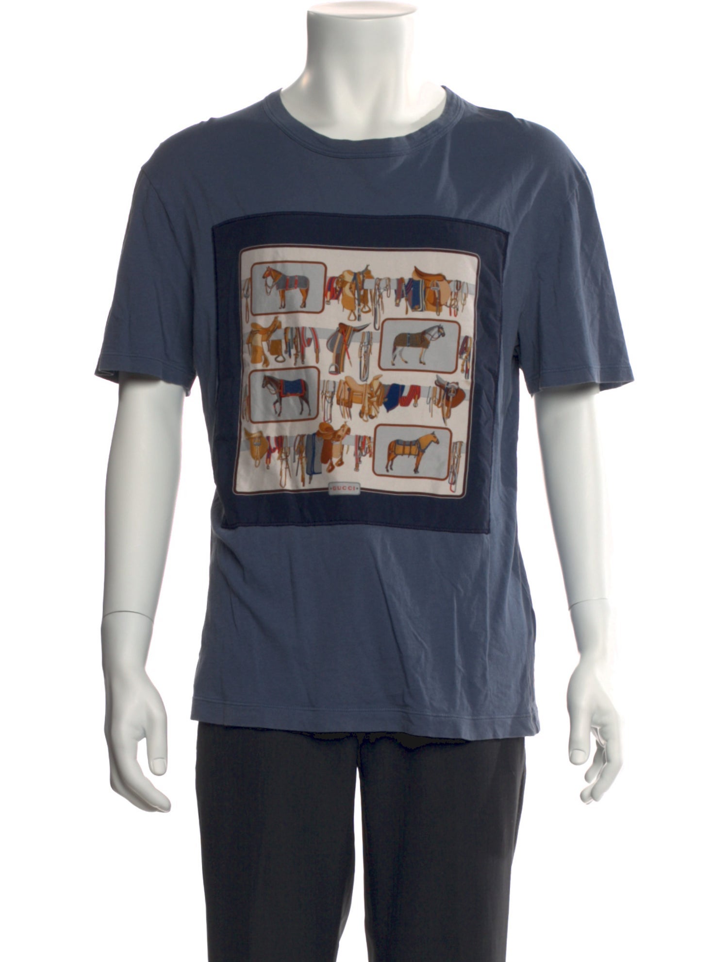 Gucci Web Accent Crew Neck T-Shirt
