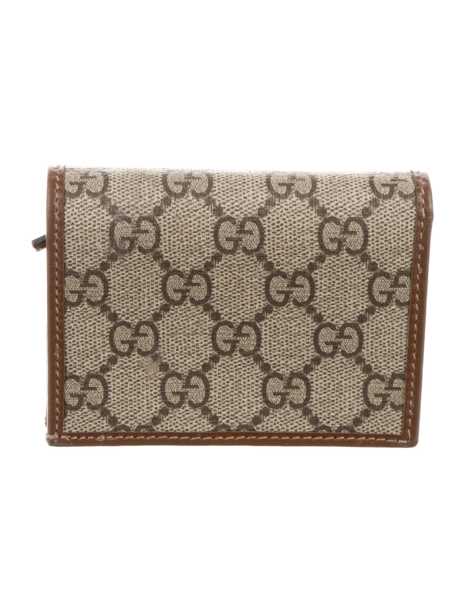 Gucci 1955 Horsebit Card Case GG Supreme Compact Wallet