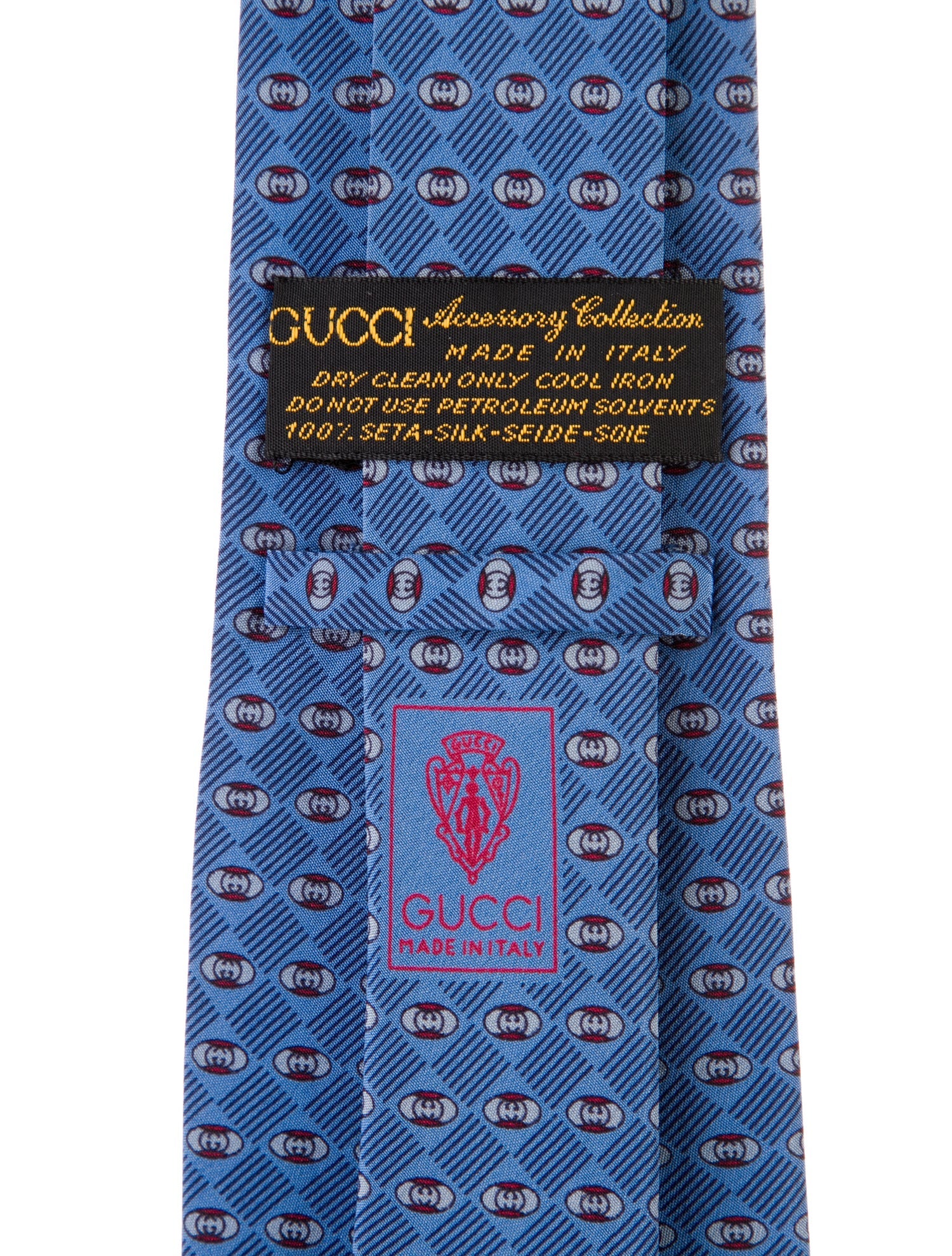Gucci Silk Logo Tie