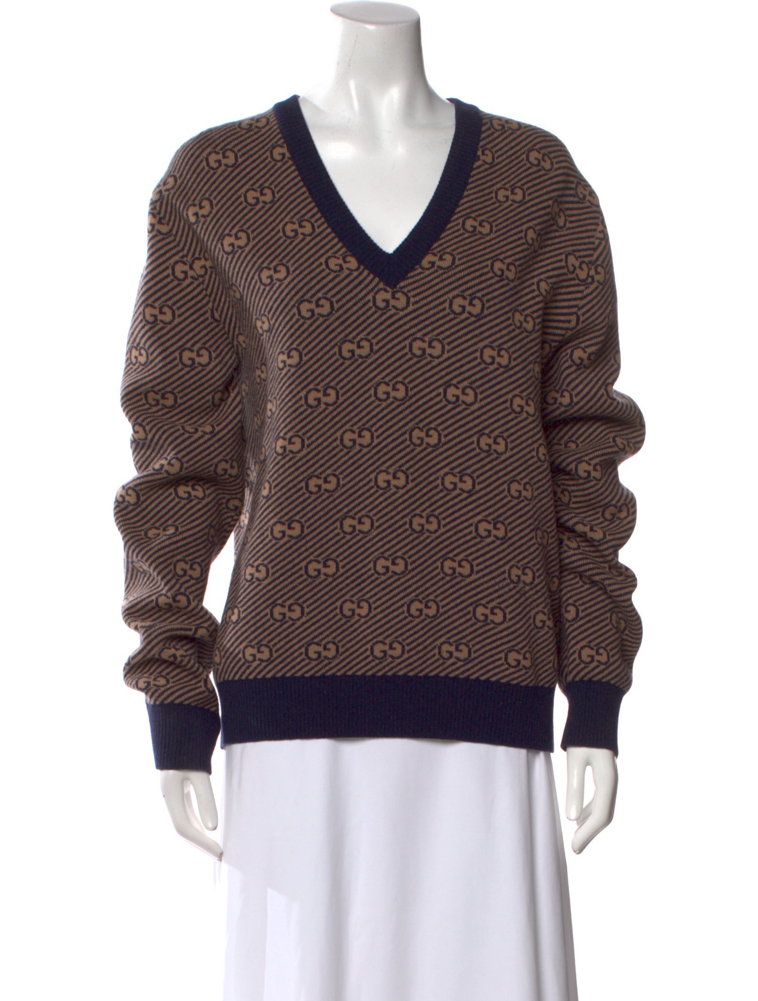 Gucci GG Logo Wool Pullover