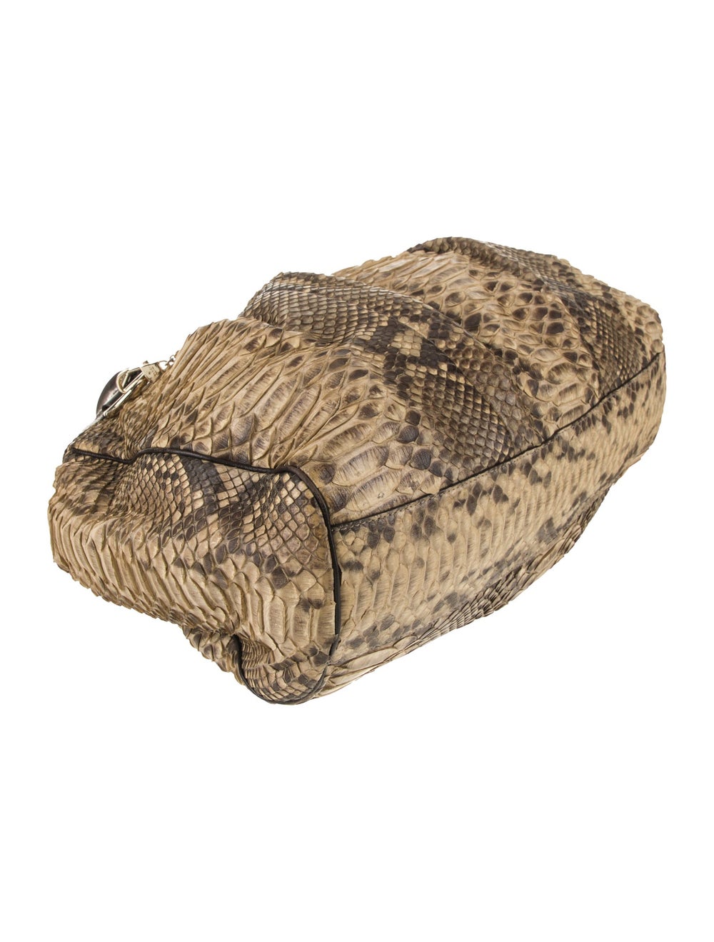 Gucci Shoulder Bag Neutrals Python Interlocking G… - image 5