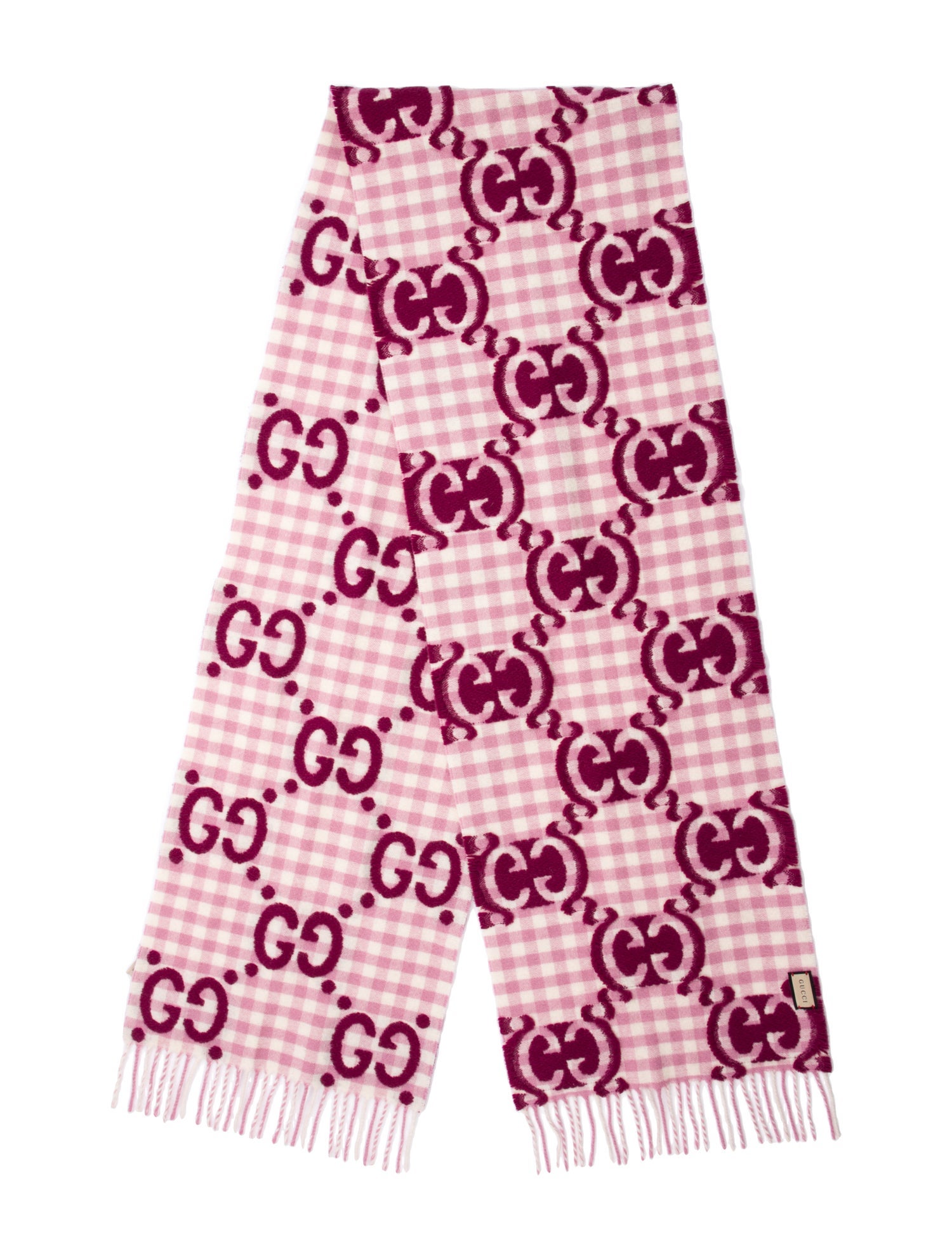 Gucci Wool GG Logo Scarf