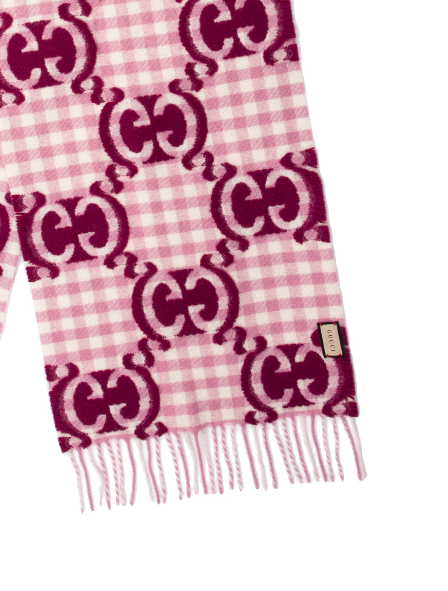 Gucci Wool GG Logo Scarf