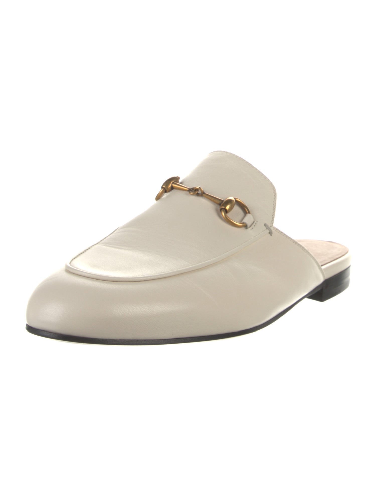 Gucci Horsebit Accent Leather Mules